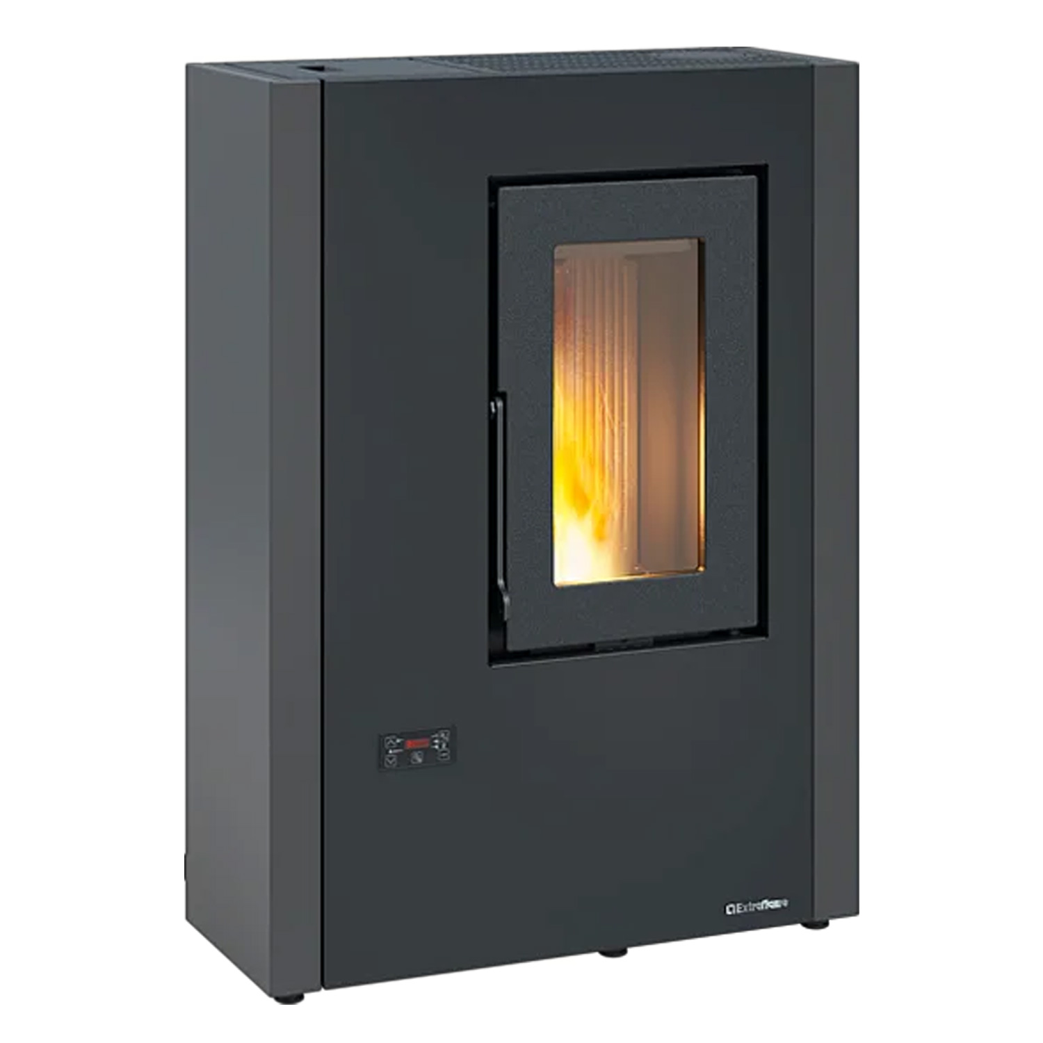 Extraflame Luisella 5.0 Maxi Pelletofen Graphitgrau Extraflame Luisella 5.0 Maxi Pelletofen Graphitgrau
