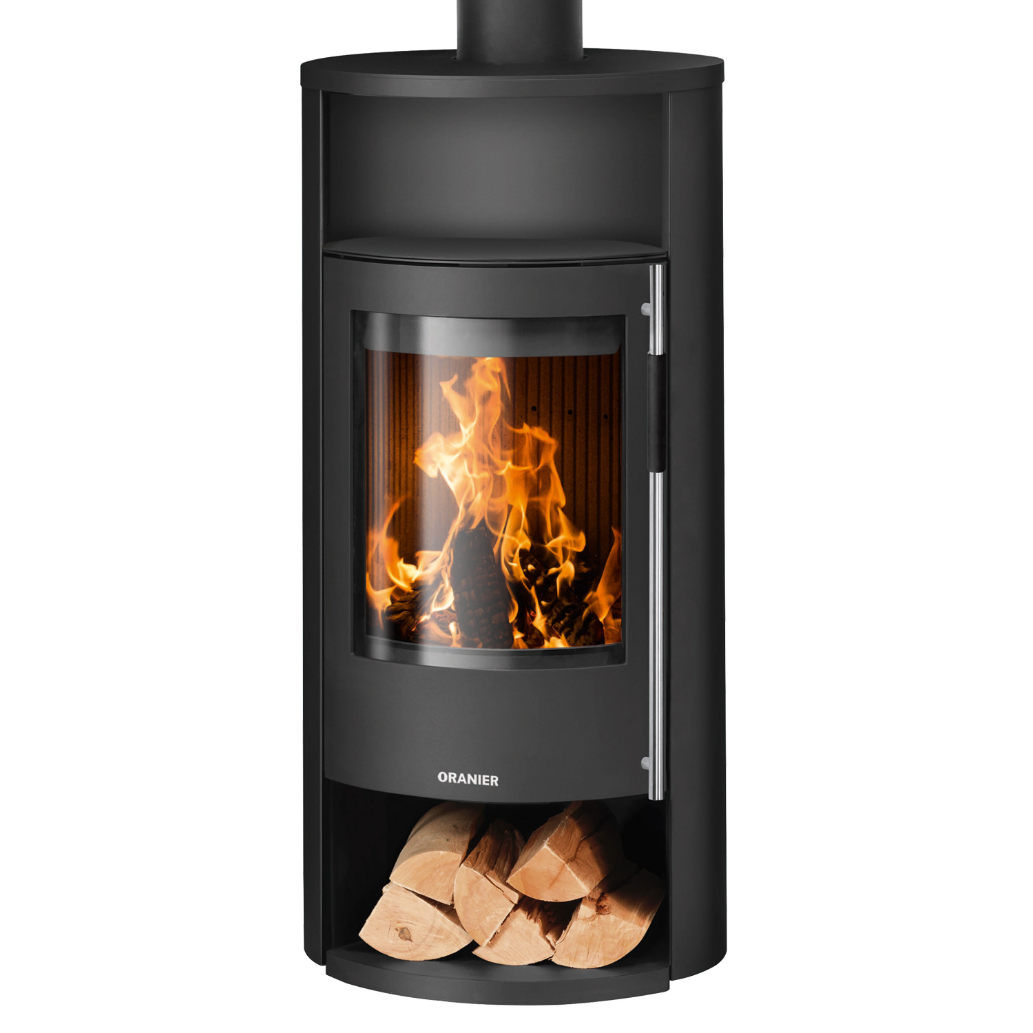 Oranier+ Polar Neo 4 Kaminofen Stahl Schwarz