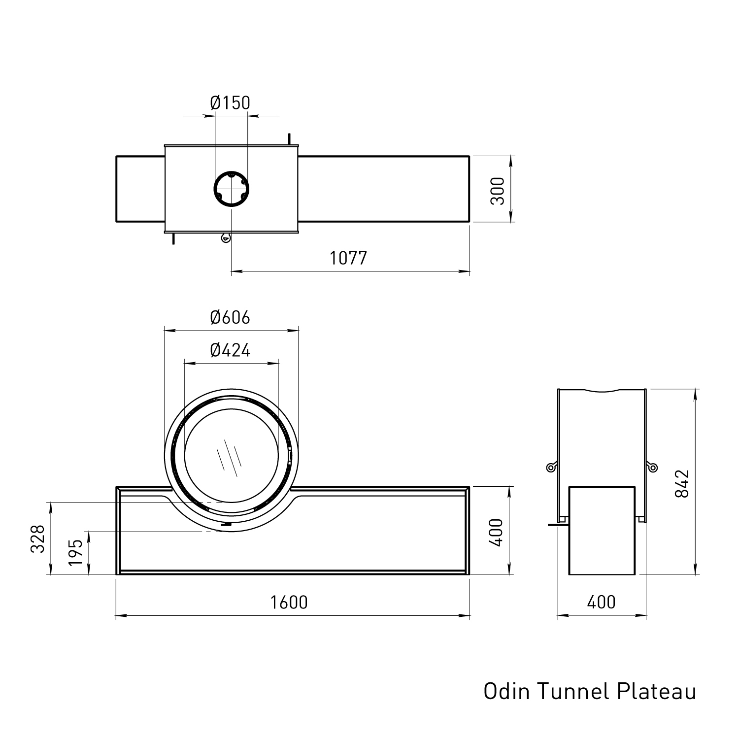 Spartherm Odin Tunnel Kaminofen