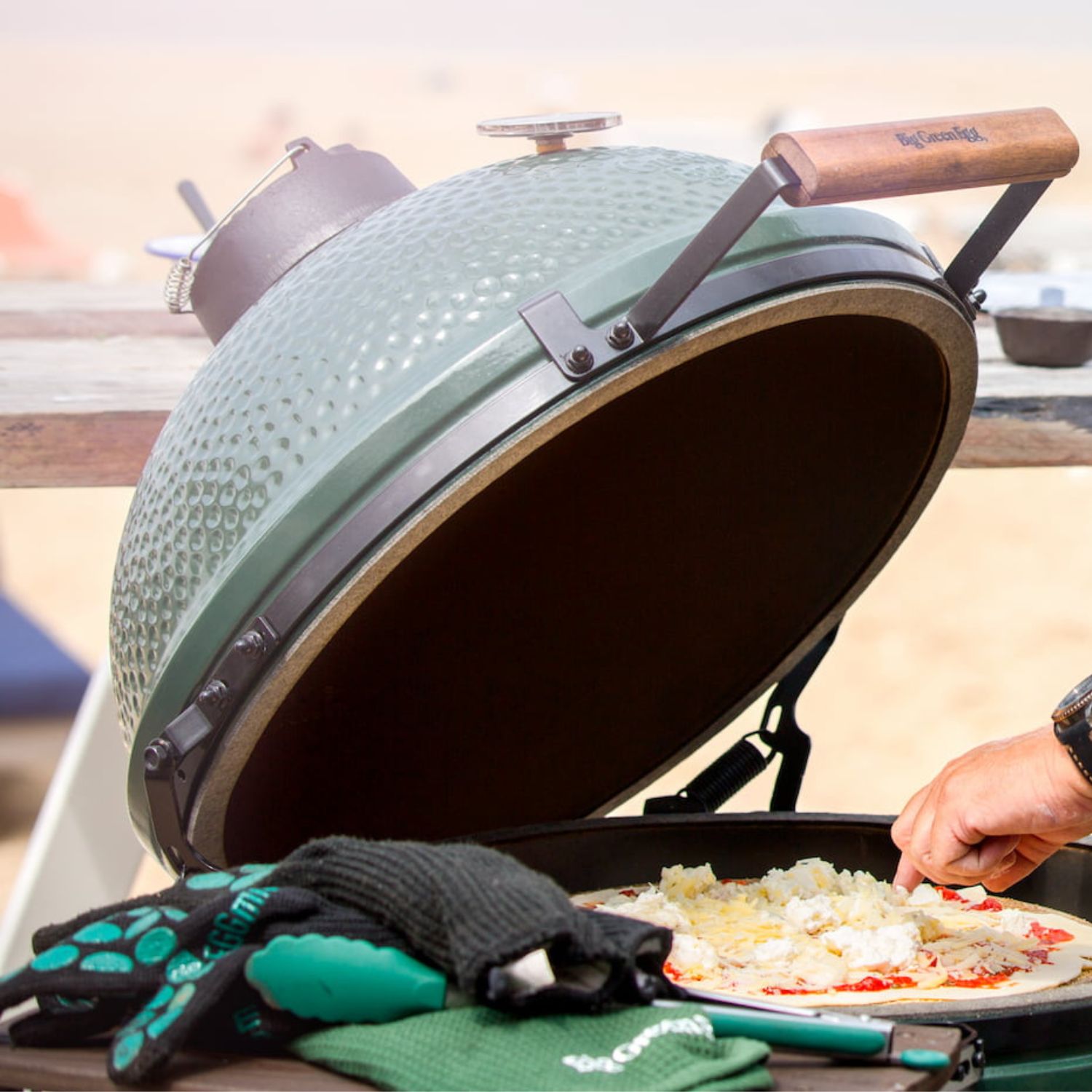 Big Green Egg EGGmitt Grillhandschuh aus Aramid und Silikon Big Green Egg EGGmitt Grillhandschuh aus Aramid und Silikon