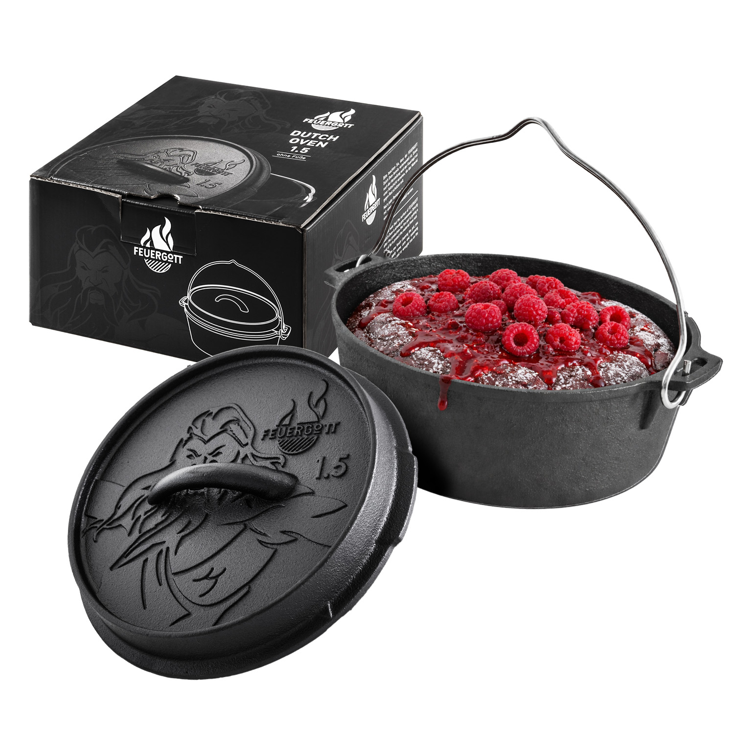 FEUERGOTT Dutch Oven 1,5 l