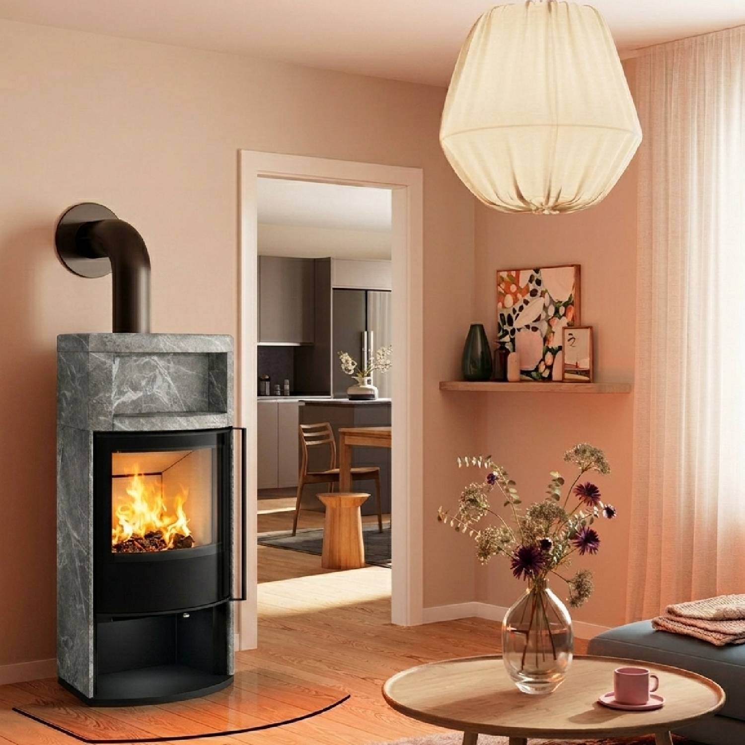 Spartherm Moro RLU Kaminofen Speckstein
