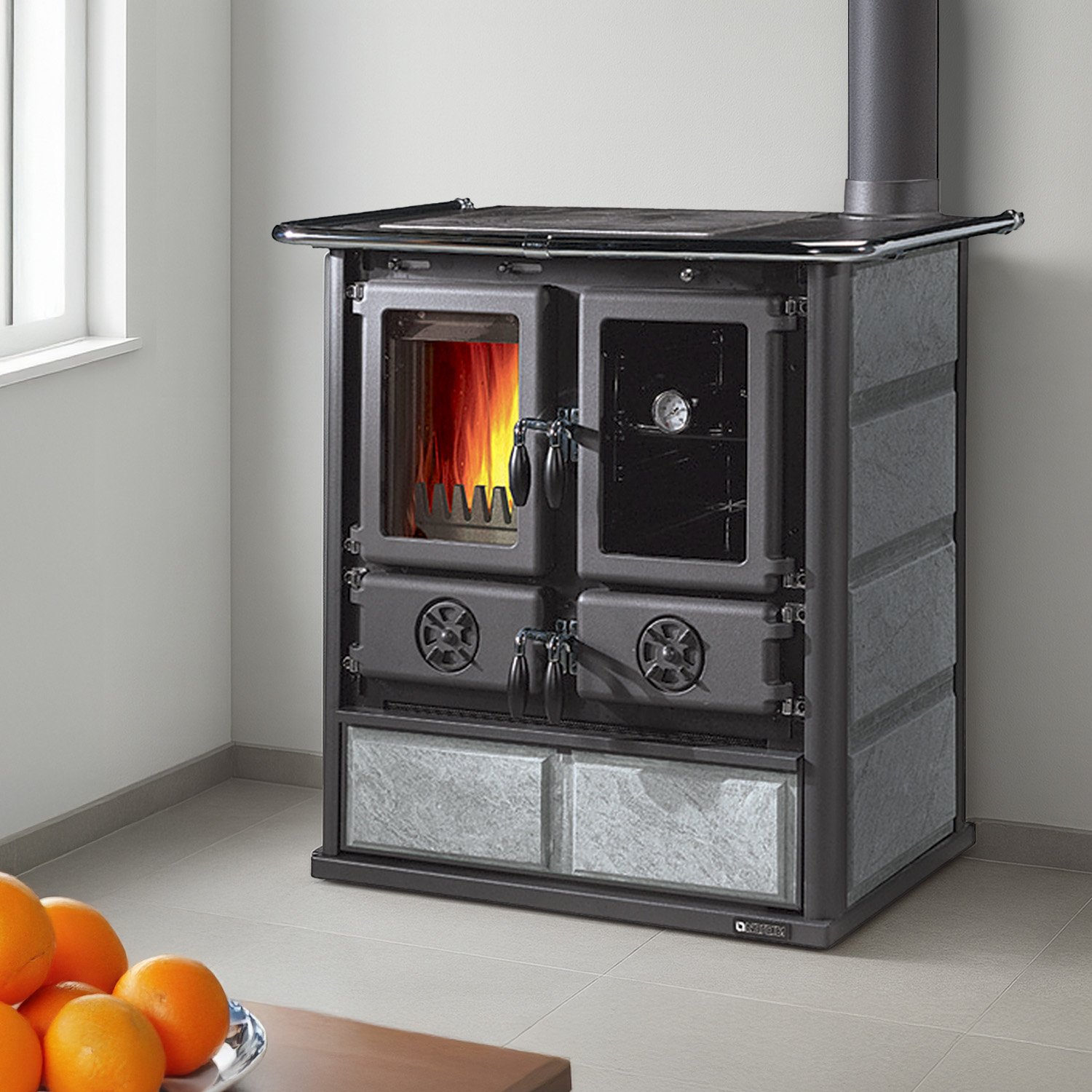 La Nordica Rosetta 16 Küchenofen Naturstein