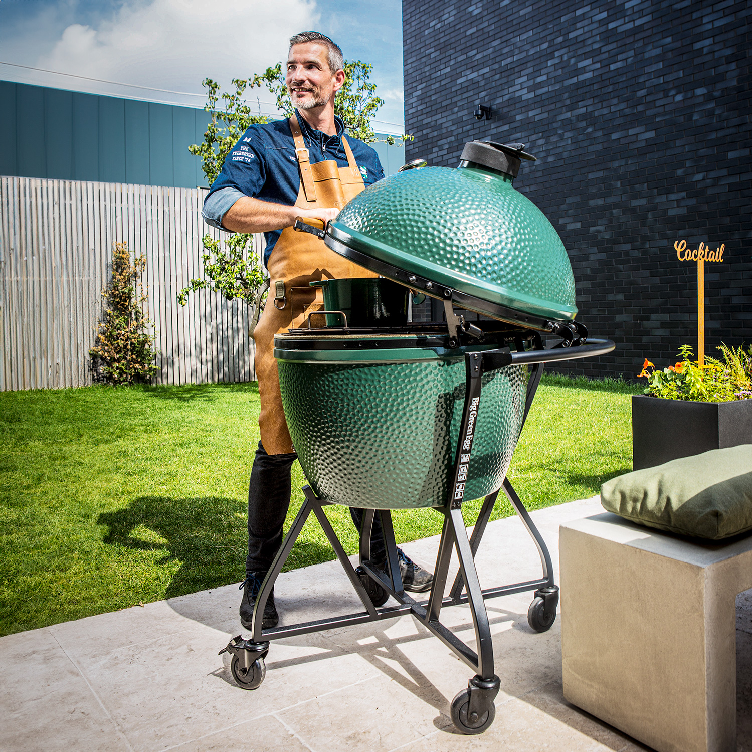 Big Green Egg intEGGrated Nest+Handler für XLarge Big Green Egg intEGGrated Nest+Handler für XLarge