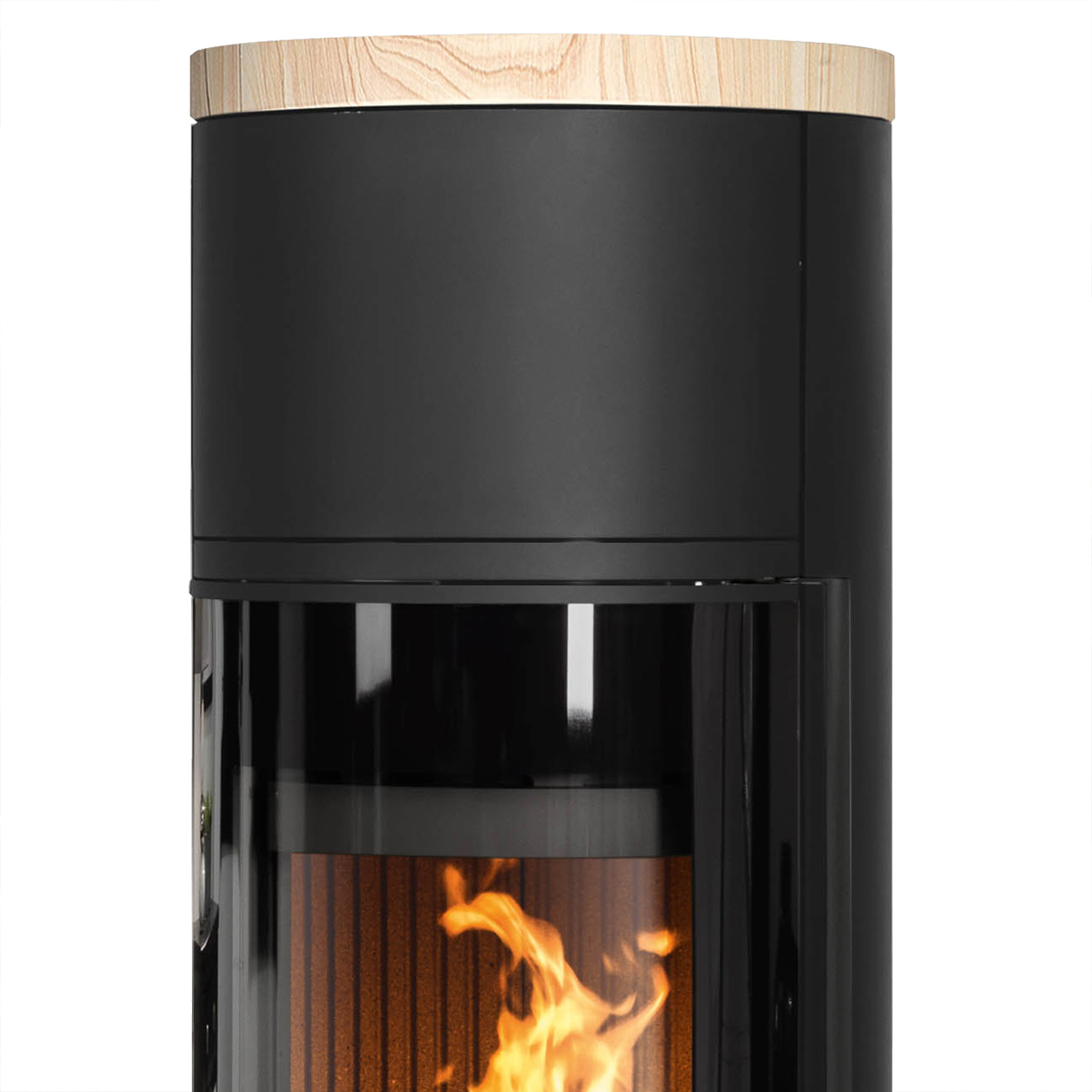 Oranier Arena W+ 2.0 Kaminofen Stahl Schwarz mit Abdeckplatte Sandstein Oranier Arena W+ 2.0 Kaminofen Stahl Schwarz mit Abdeckplatte Sandstein