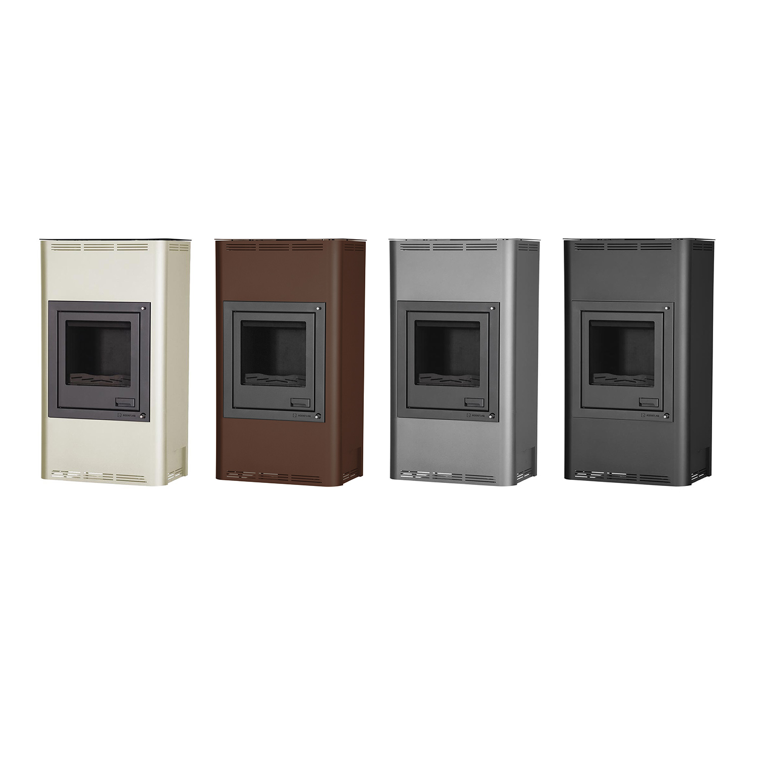 Aquaflam 17 Automatic Wasserführender Kaminofen Creme
