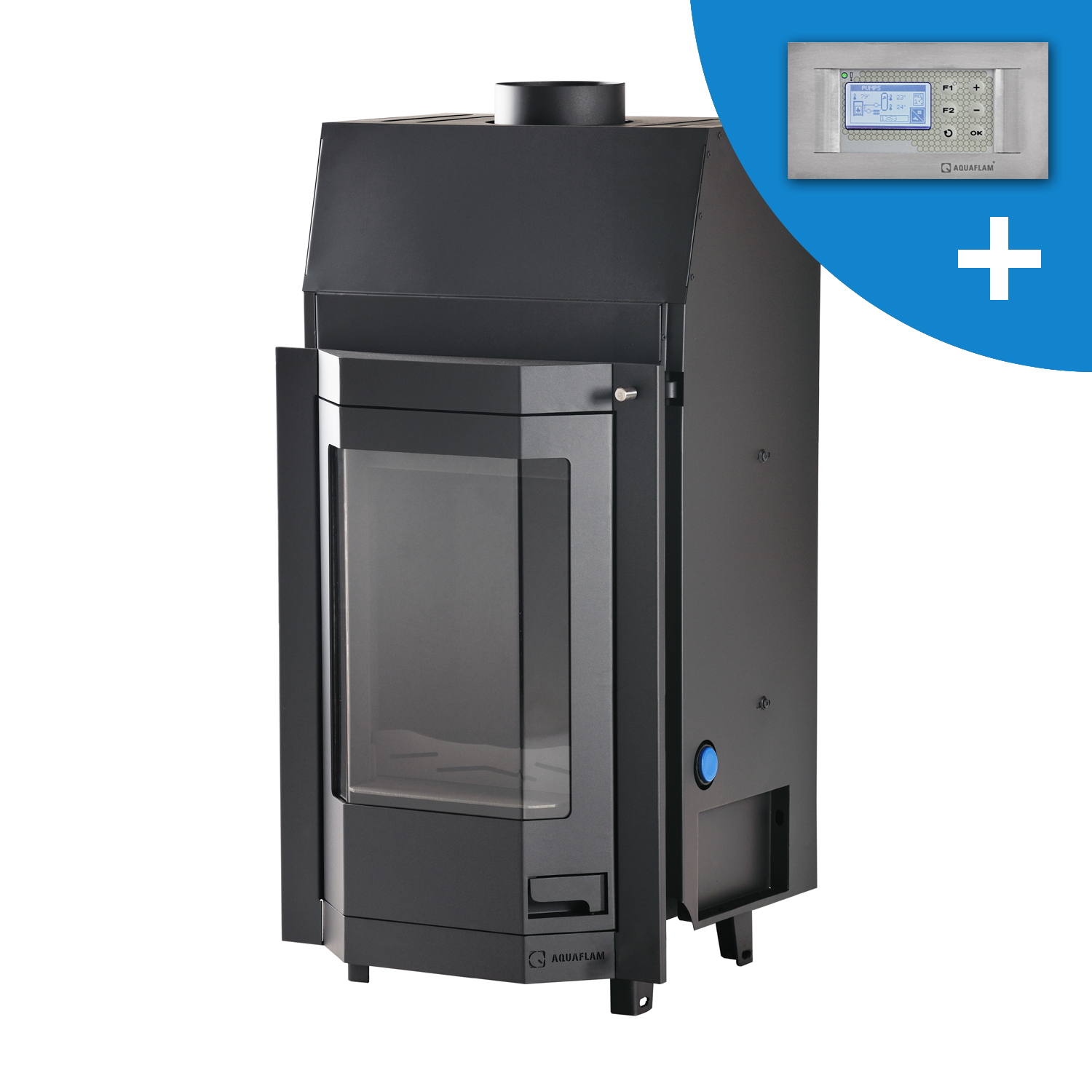 Aquaflam 12 Prisma Automatic Wasserführender Kamineinsatz Aquaflam 12 Prisma Automatic Wasserführender Kamineinsatz