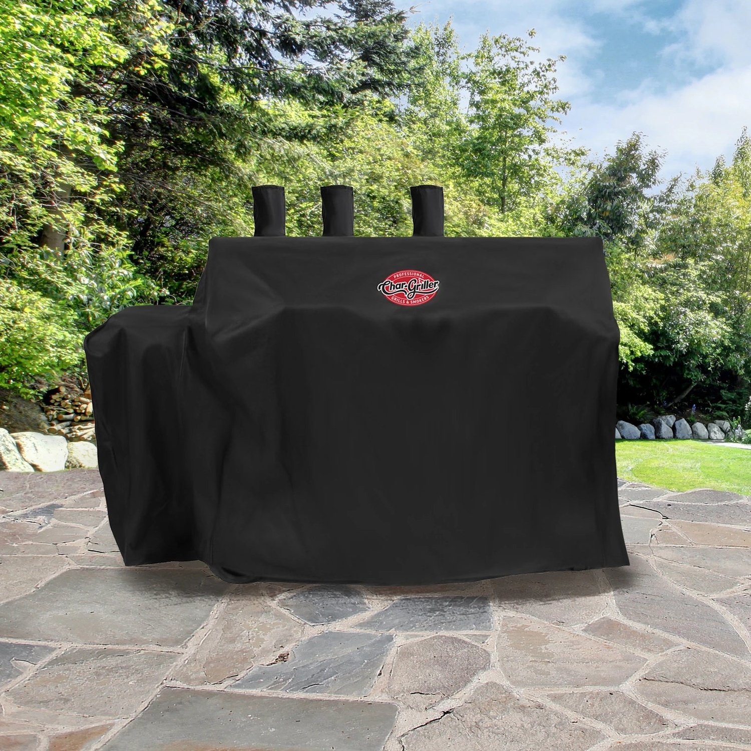 Char-Griller Abdeckhaube für Double Play Gas- & Holzkohle-Grill