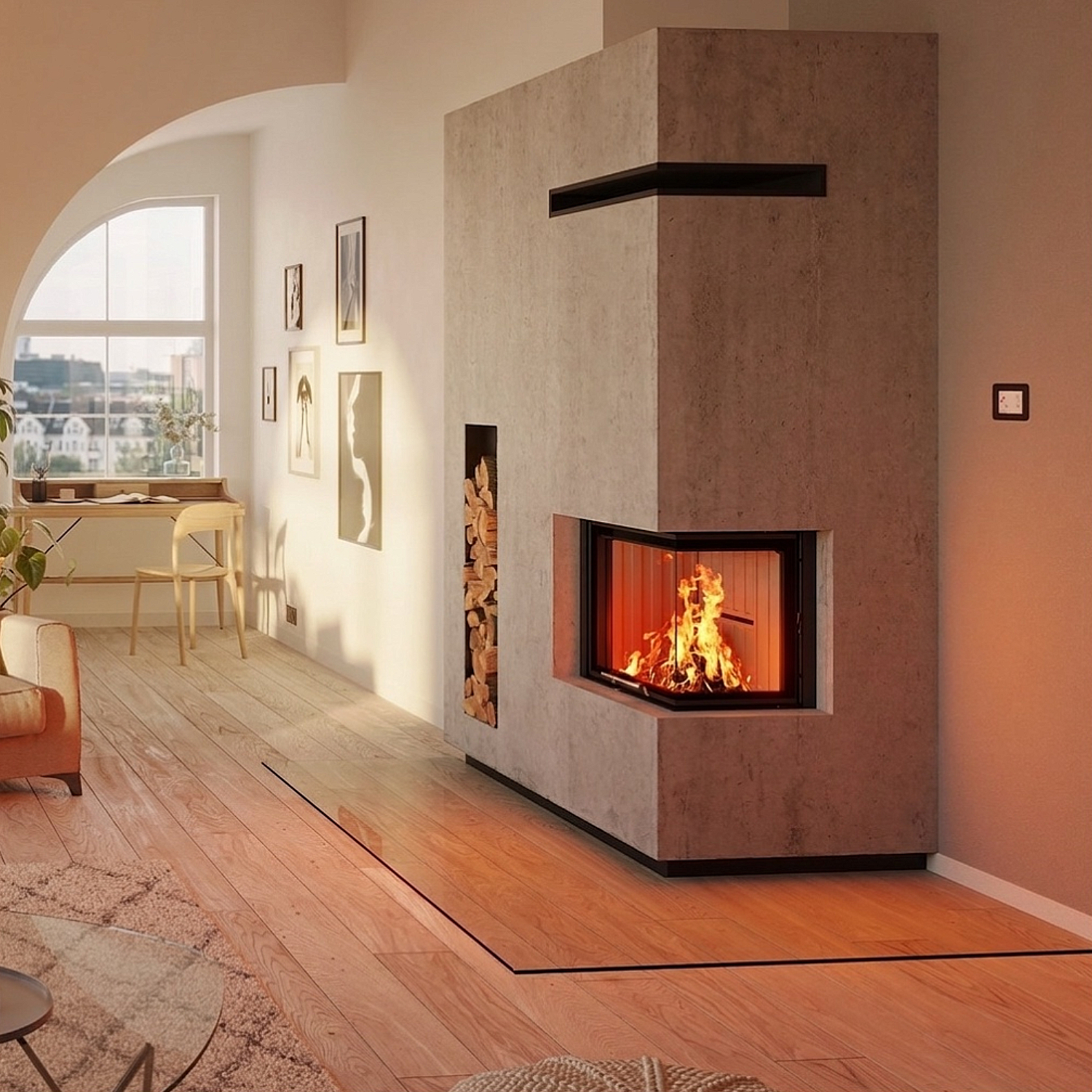 Spartherm Varia 2R-55h Kamineinsatz 180 mm RR