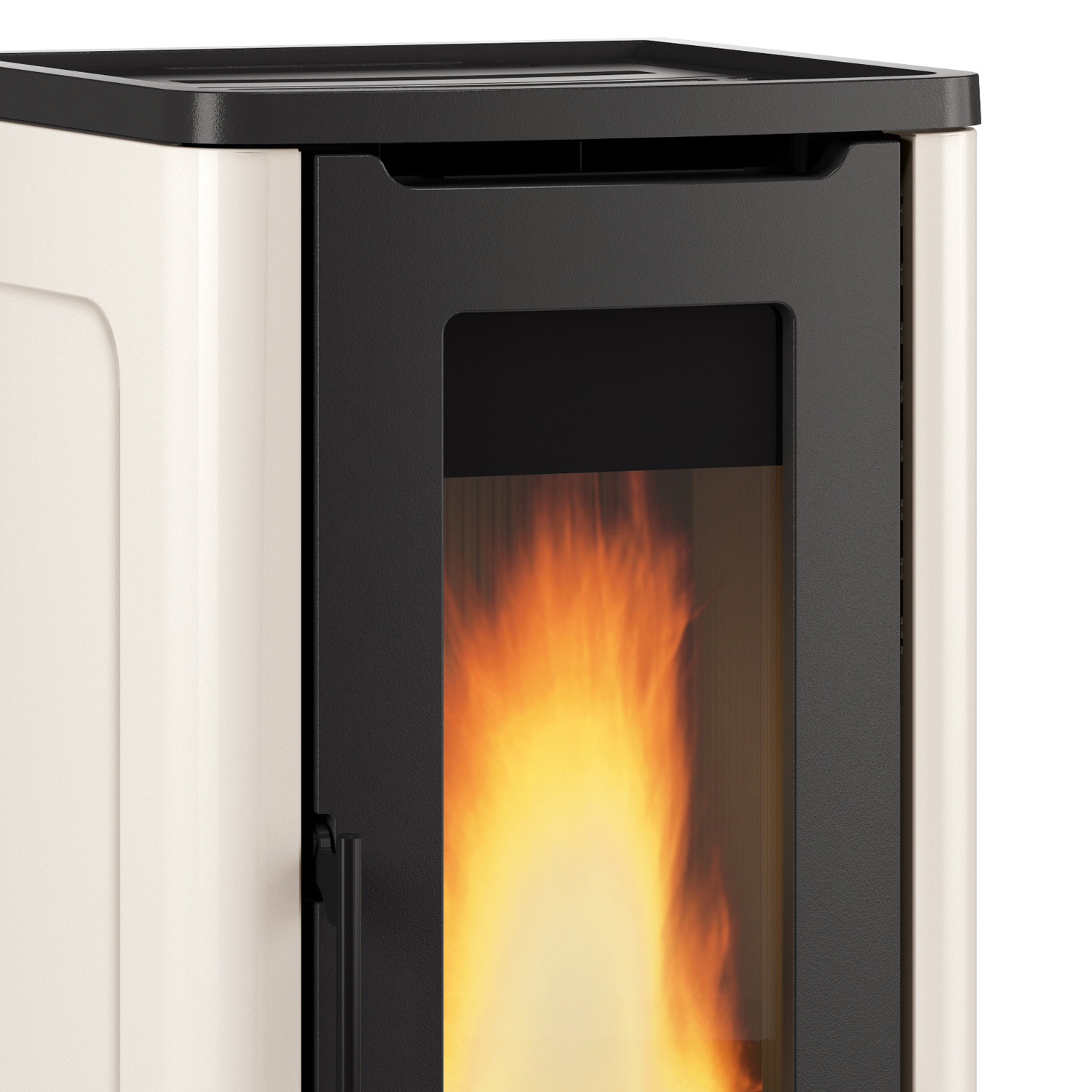 Extraflame Dahiana Plus VFS Pelletofen Stahl Elfenbein