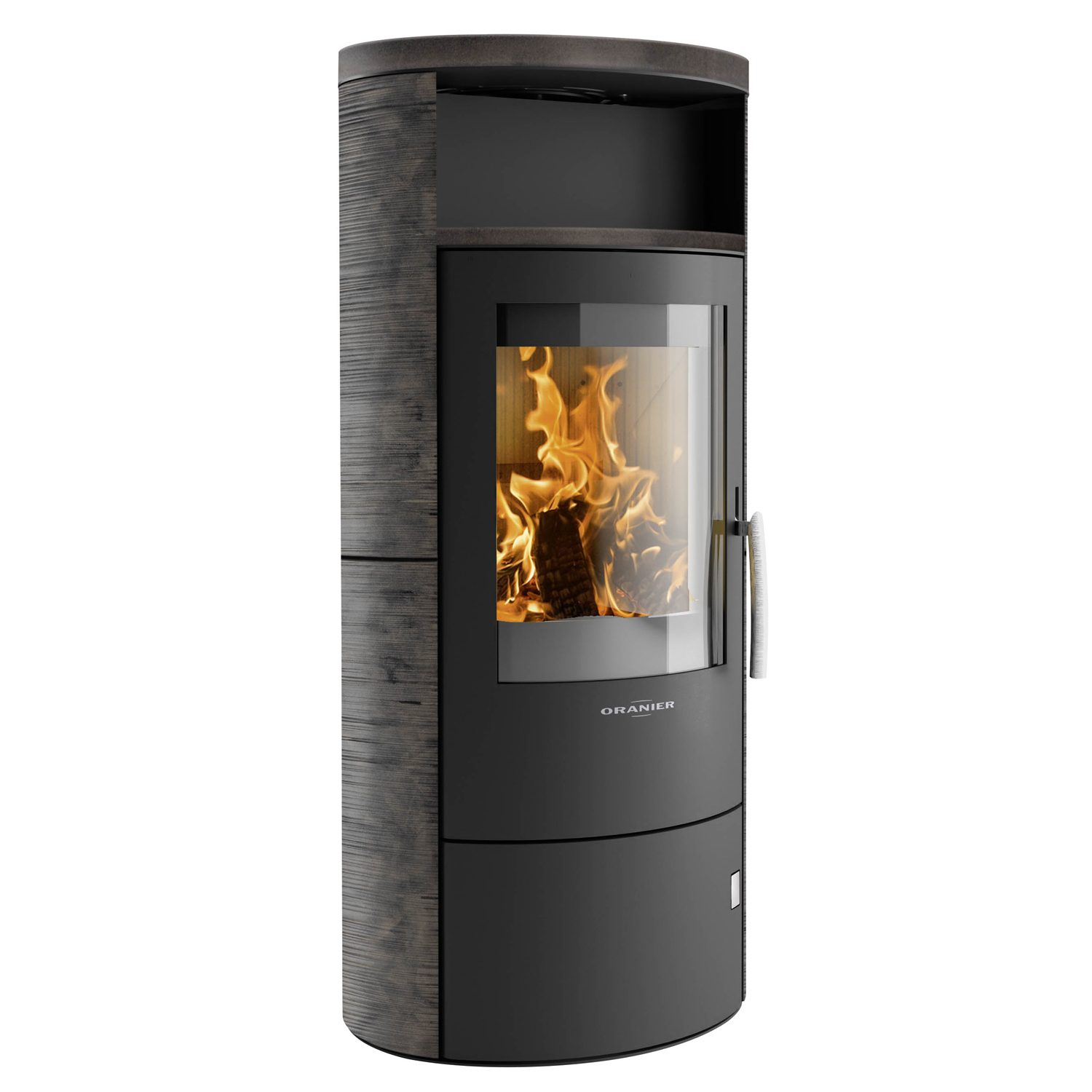 Oranier Polar 7 2.0 Kaminofen Stahl Schwarz / Keramik Namib