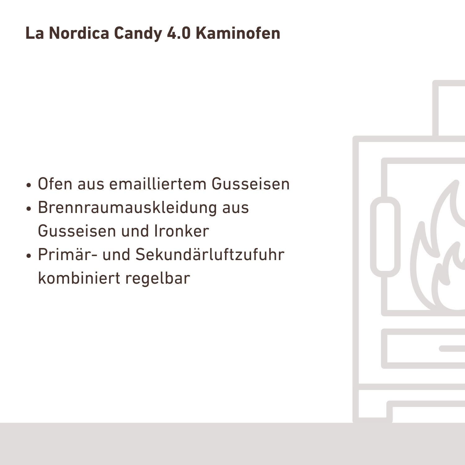 La Nordica Candy 4.0 Kaminofen