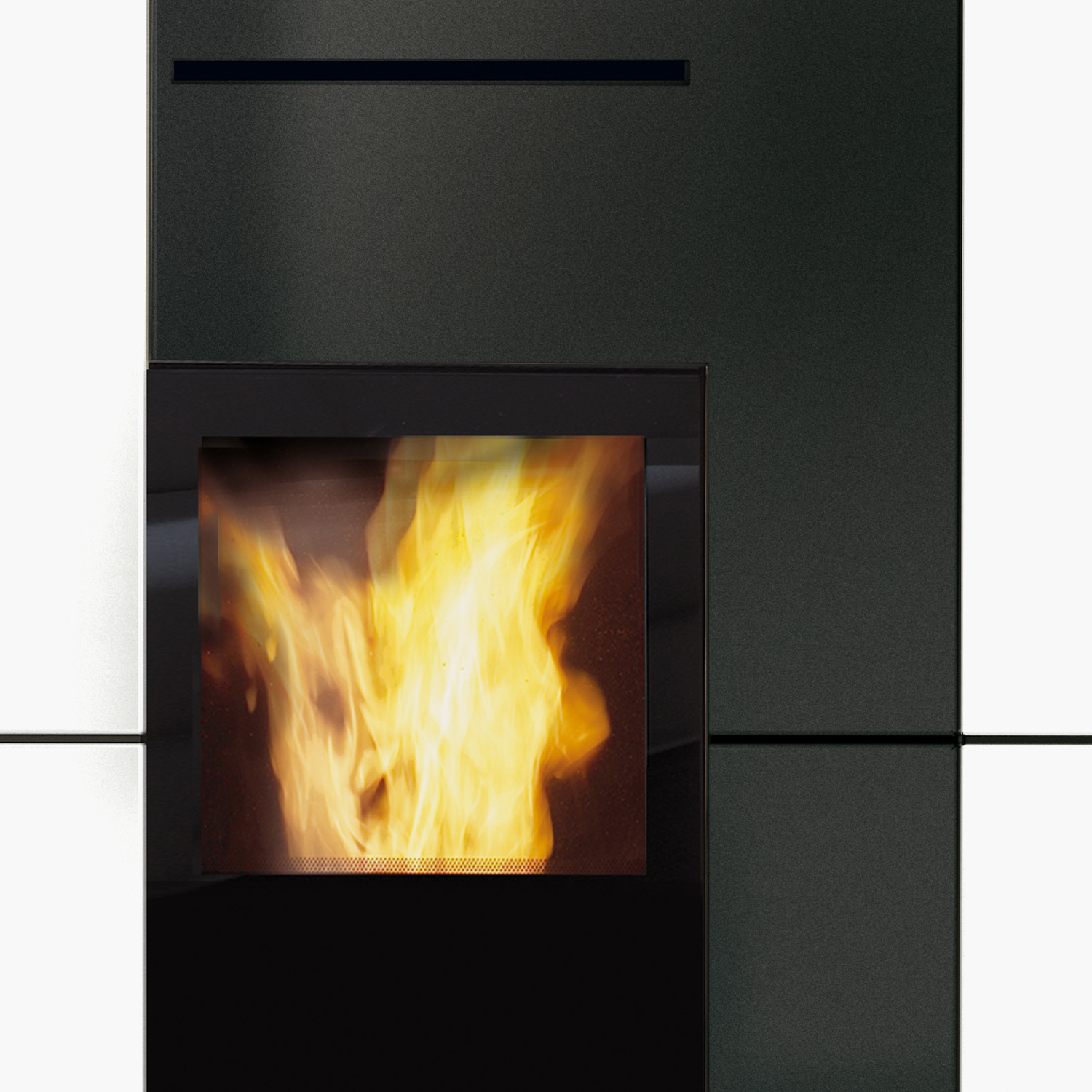 Edilkamin Blade H 23 Evo wasserführendender Pelletofen Keramik Mattweiß inkl. Kit R-FX Edilkamin Blade H 23 Evo wasserführendender Pelletofen Keramik Mattweiß inkl. Kit R-FX