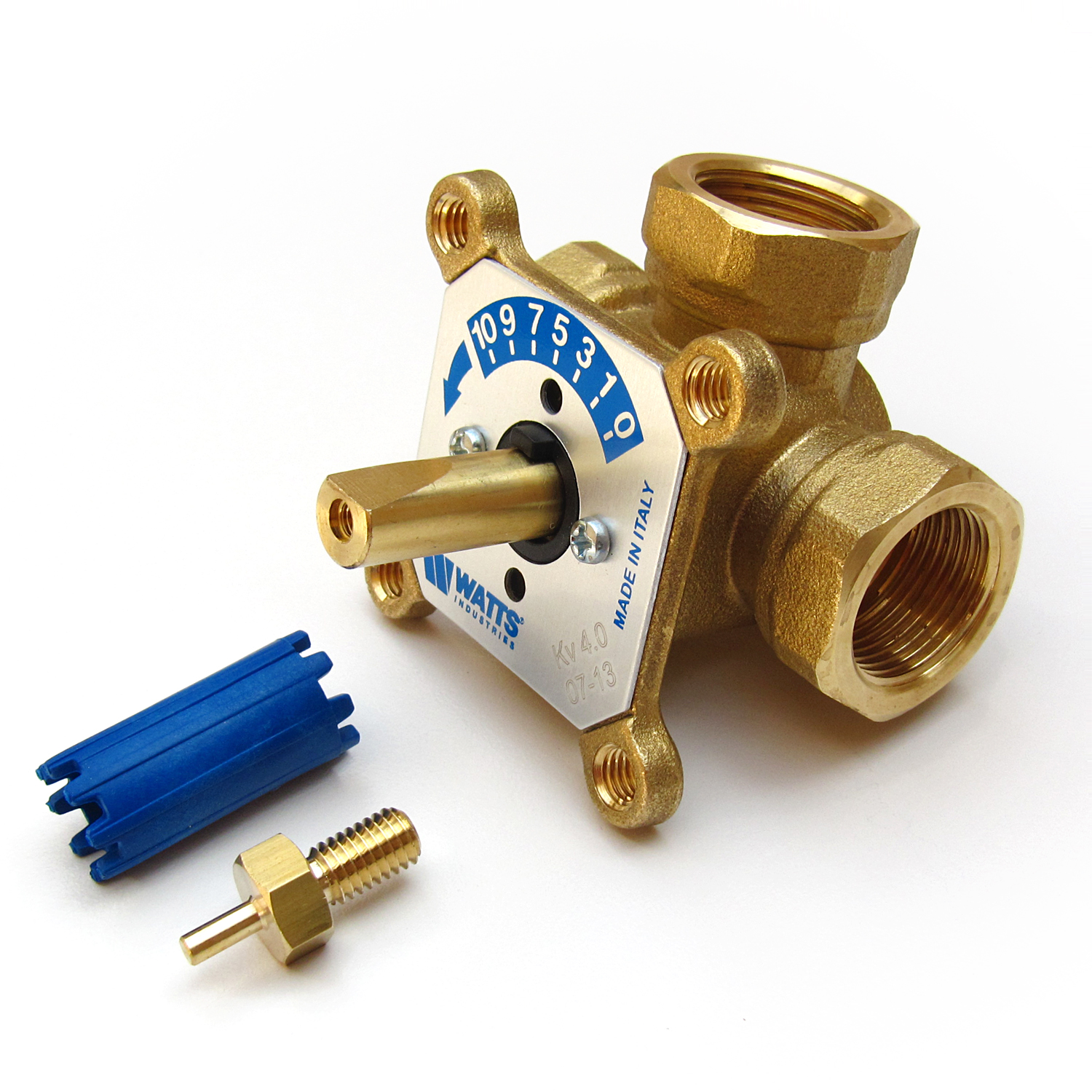 3-Wege-Mischer mit Stellmotor DN25, 1 Zoll, Kvs 8,0 3-Wege-Mischer mit Stellmotor DN25, 1 Zoll, Kvs 8,0