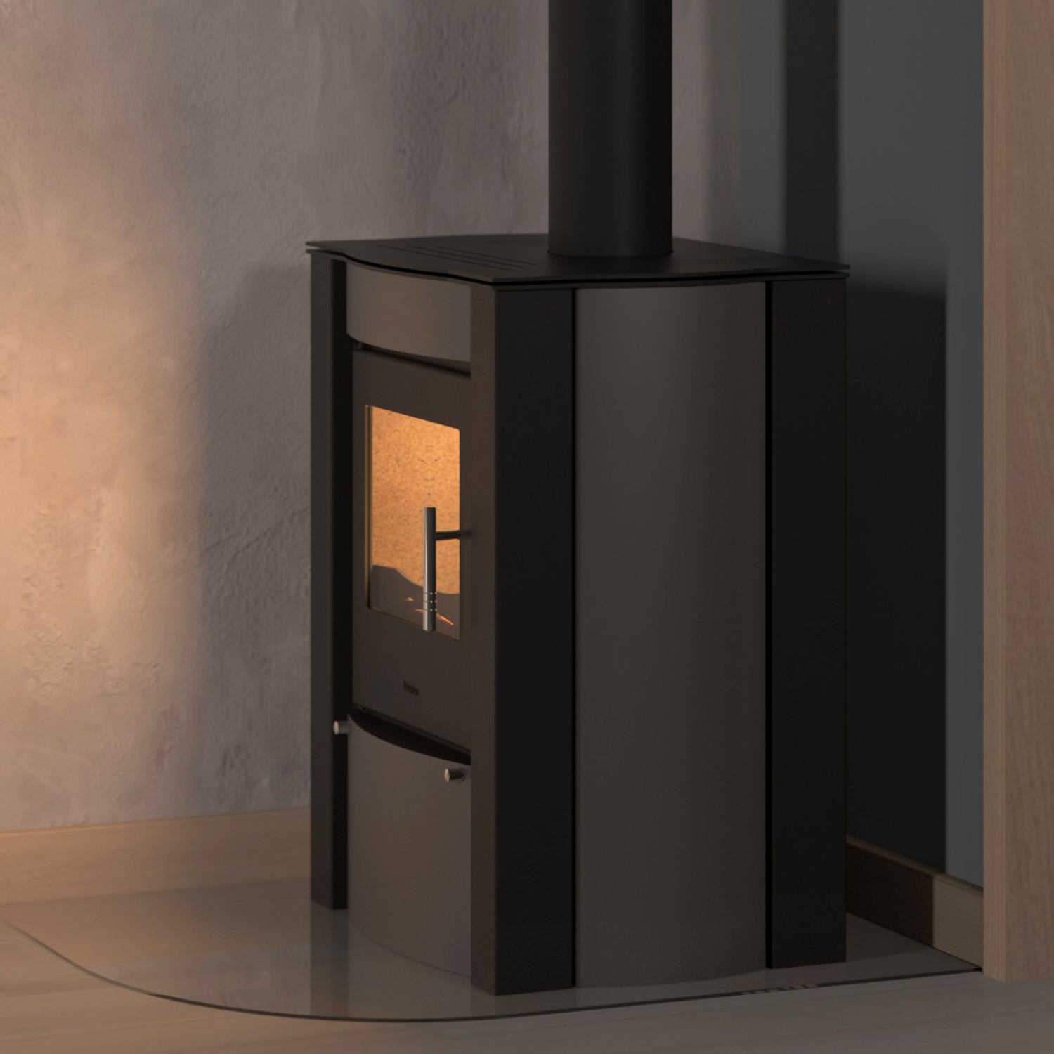 HS Flamingo AMOS Kaminofen Grey HS Flamingo AMOS Kaminofen Grey