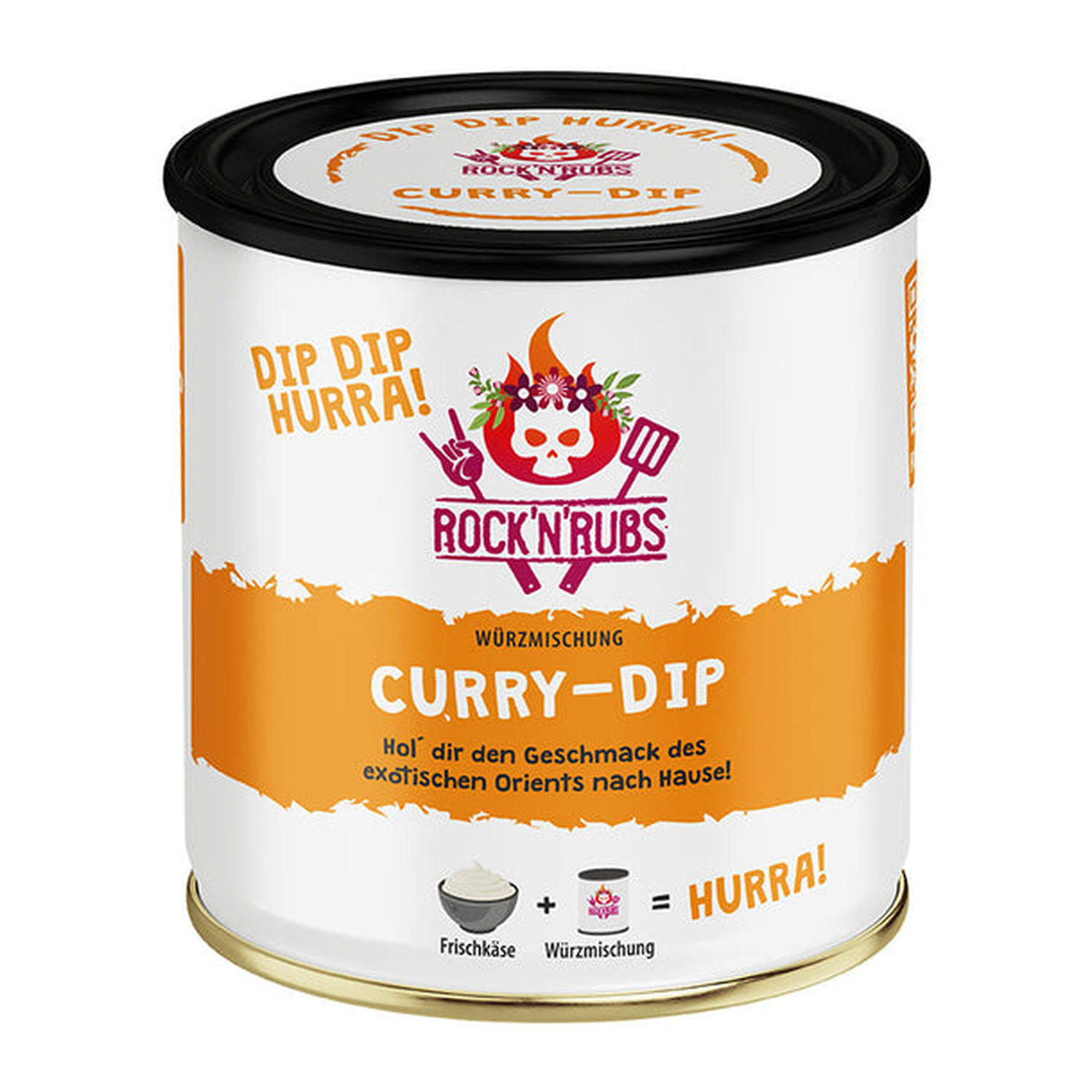 Rock n Rubs Dip Dip Hurra Curry Dip 140g
