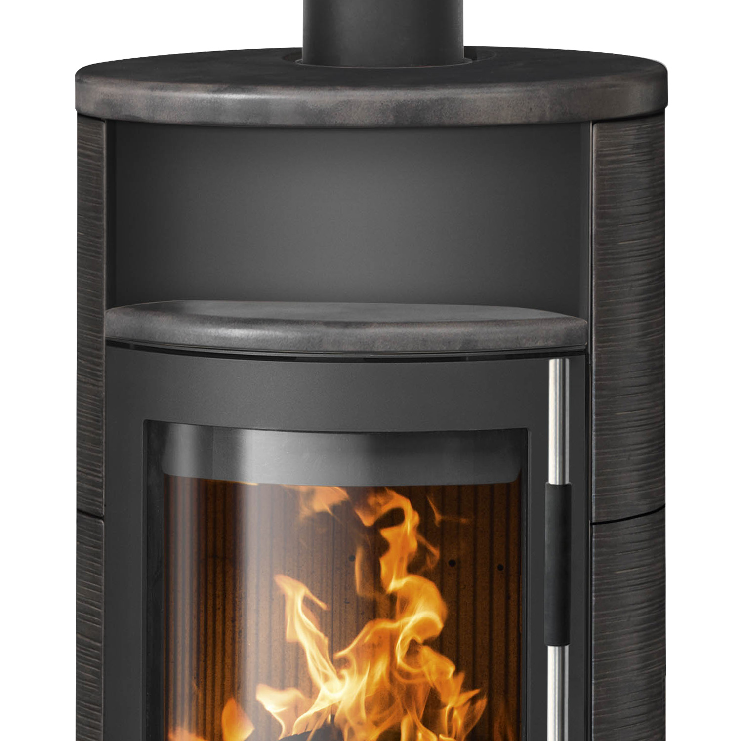 Oranier Polar Neo 6 Kaminofen Stahl Schwarz / Keramik Namib, DIBt