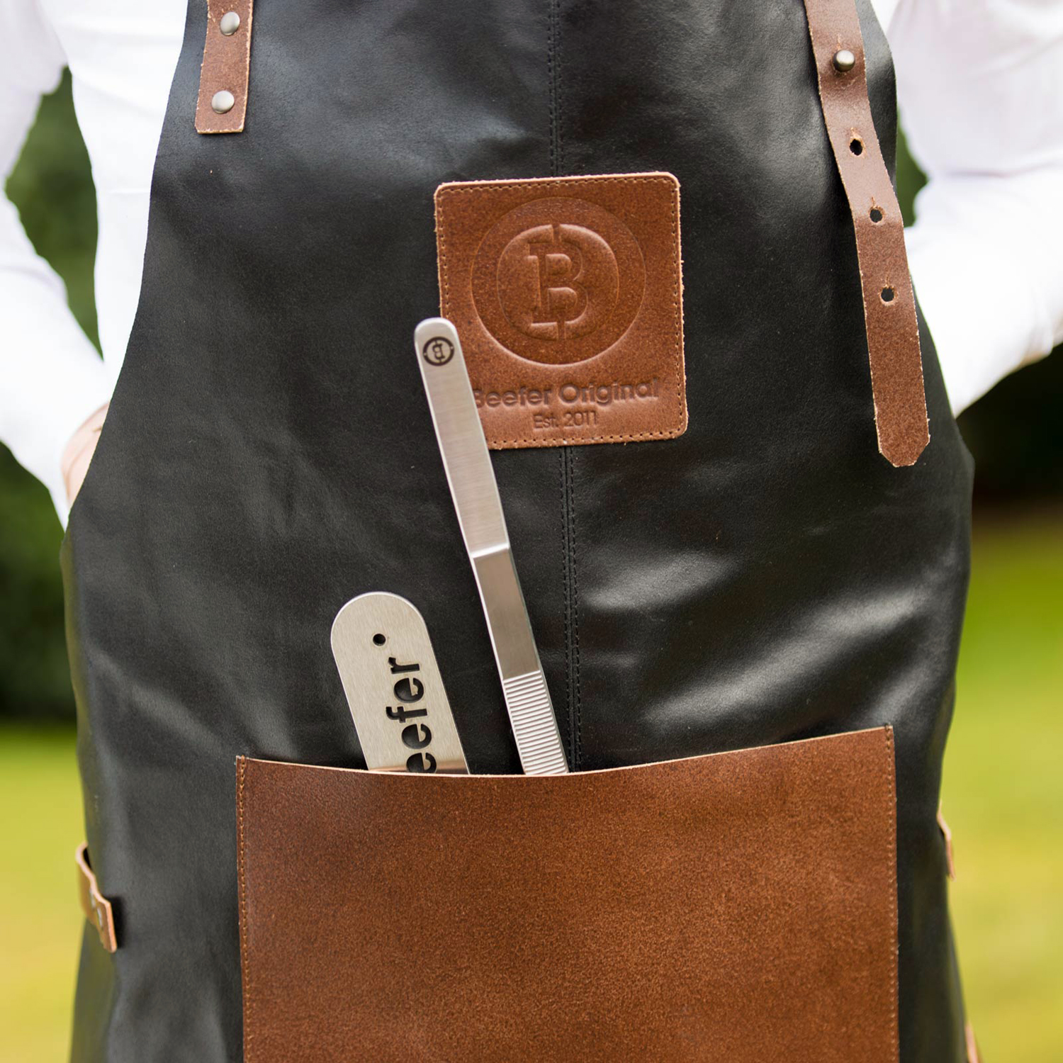 Beefer Grillschürze aus Leder Beefer Grillschürze aus Leder
