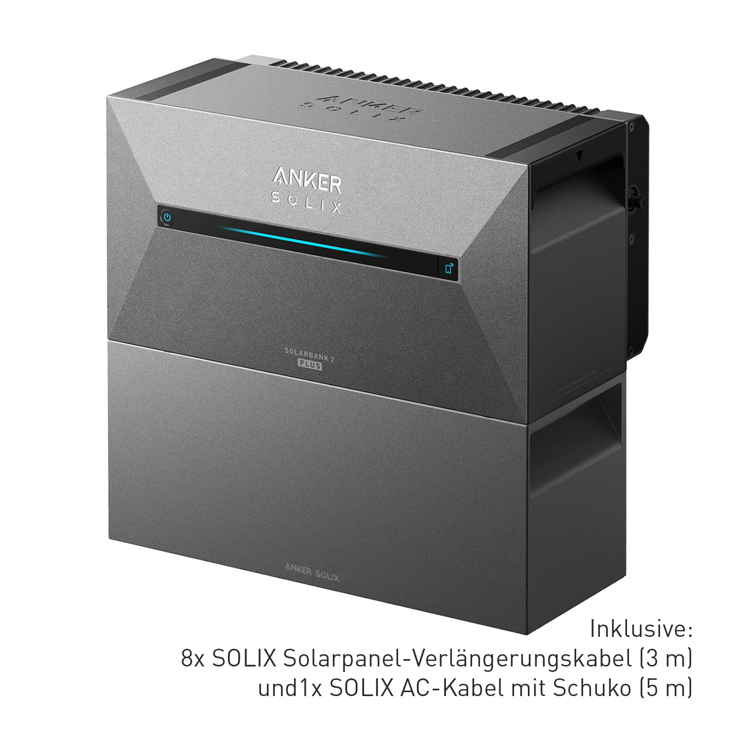 Anker SOLIX Solarbank 2 E1600 PRO Balkon-Stromspeichersystem + 1x BP1600 Erweiterungsakku Anker SOLIX Solarbank 2 E1600 PRO Balkon-Stromspeichersystem + 1x BP1600 Erweiterungsakku