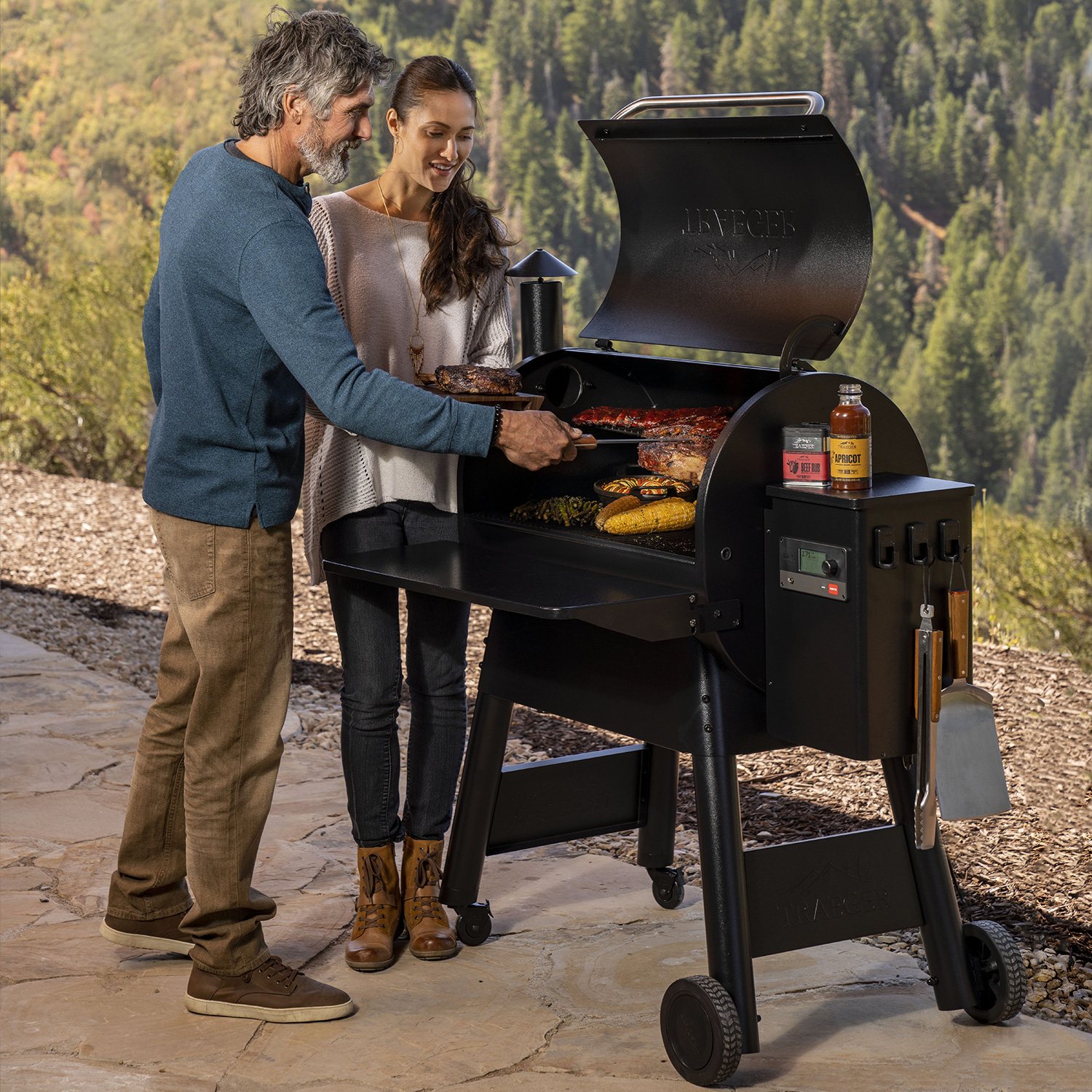 Traeger PRO D2 780 Pellet Grill schwarz Traeger PRO D2 780 Pellet Grill schwarz