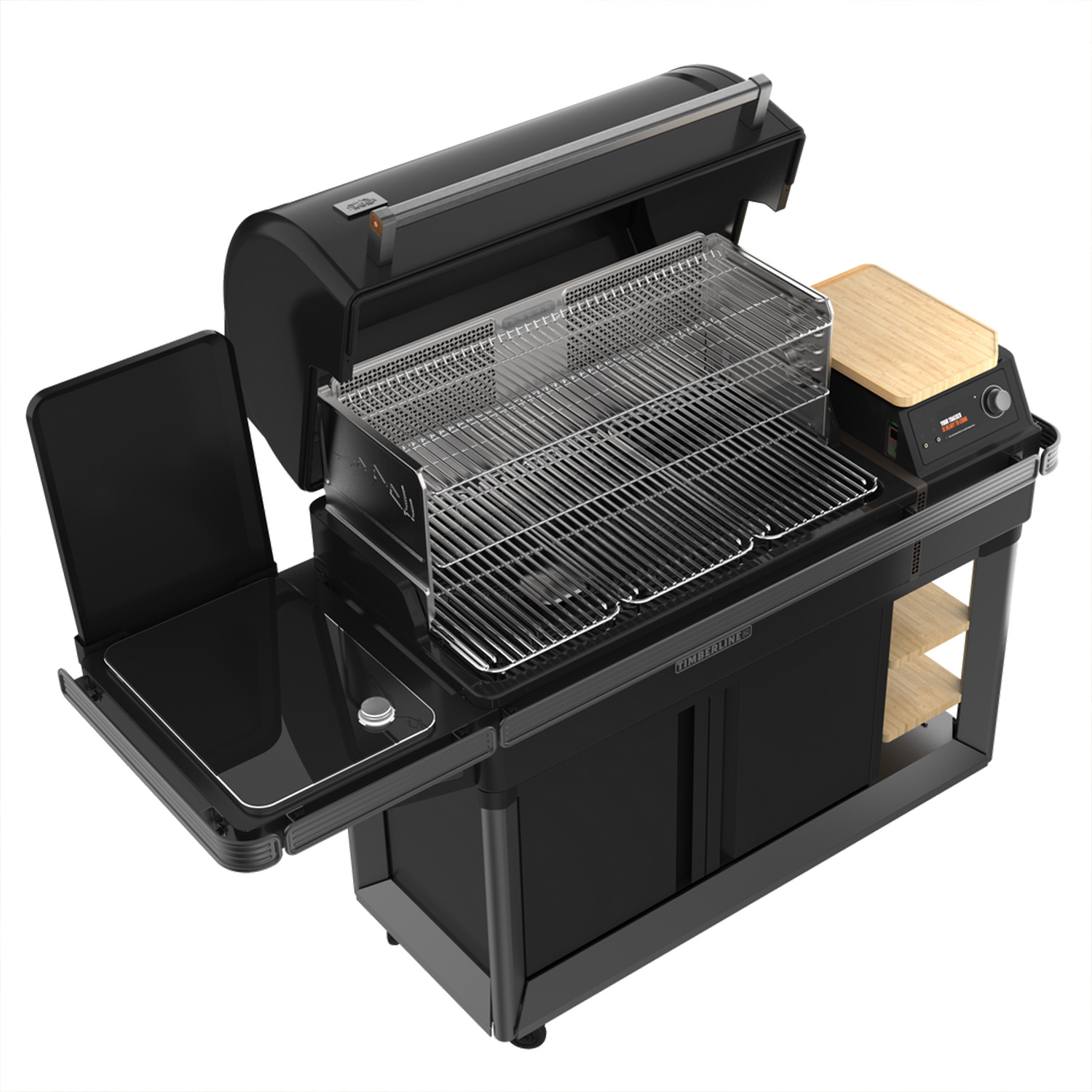 Traeger Timberline XL inkl. Abdeckhaube, klappbare Frontablage & 9kg Pellets