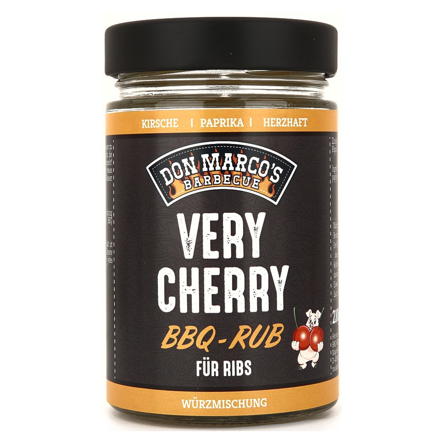 Don Marco's Rub Very Cherry 210g Glas