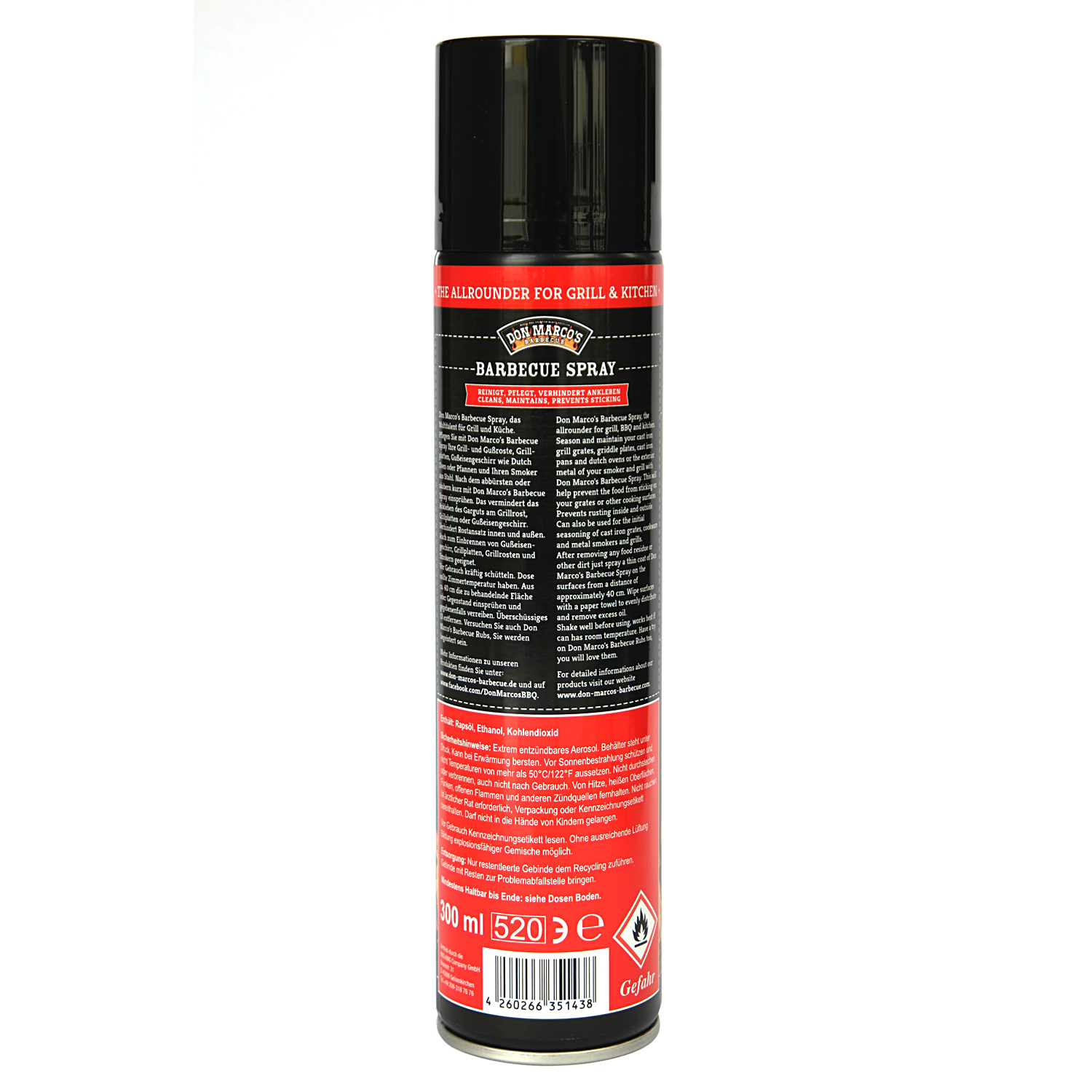 Don Marco´s Barbecue Spray 3er-Set Don Marco´s Barbecue Spray 3er-Set