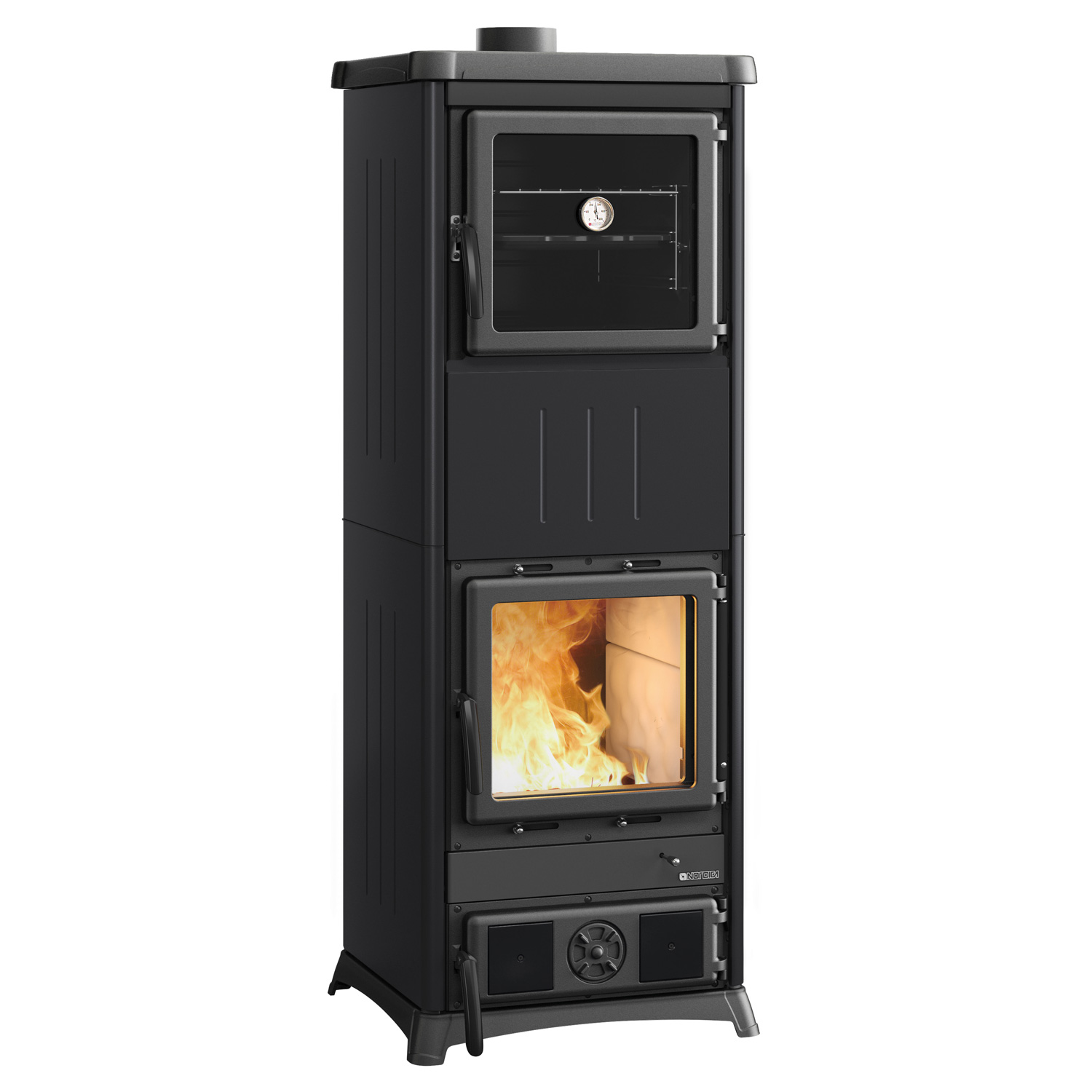 La Nordica Prestige Line Nova Forno Kaminofen Stahl Schwarz-Anthrazit