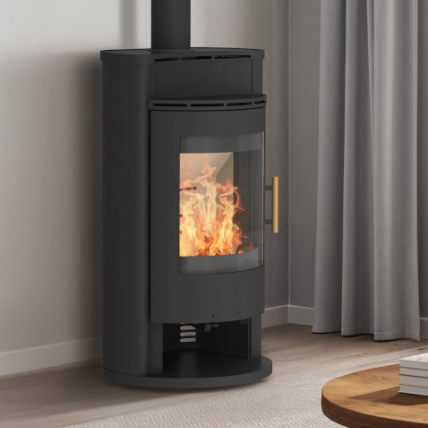 Königshütte SAROS Kaminofen 8 kW Stahl schwarz