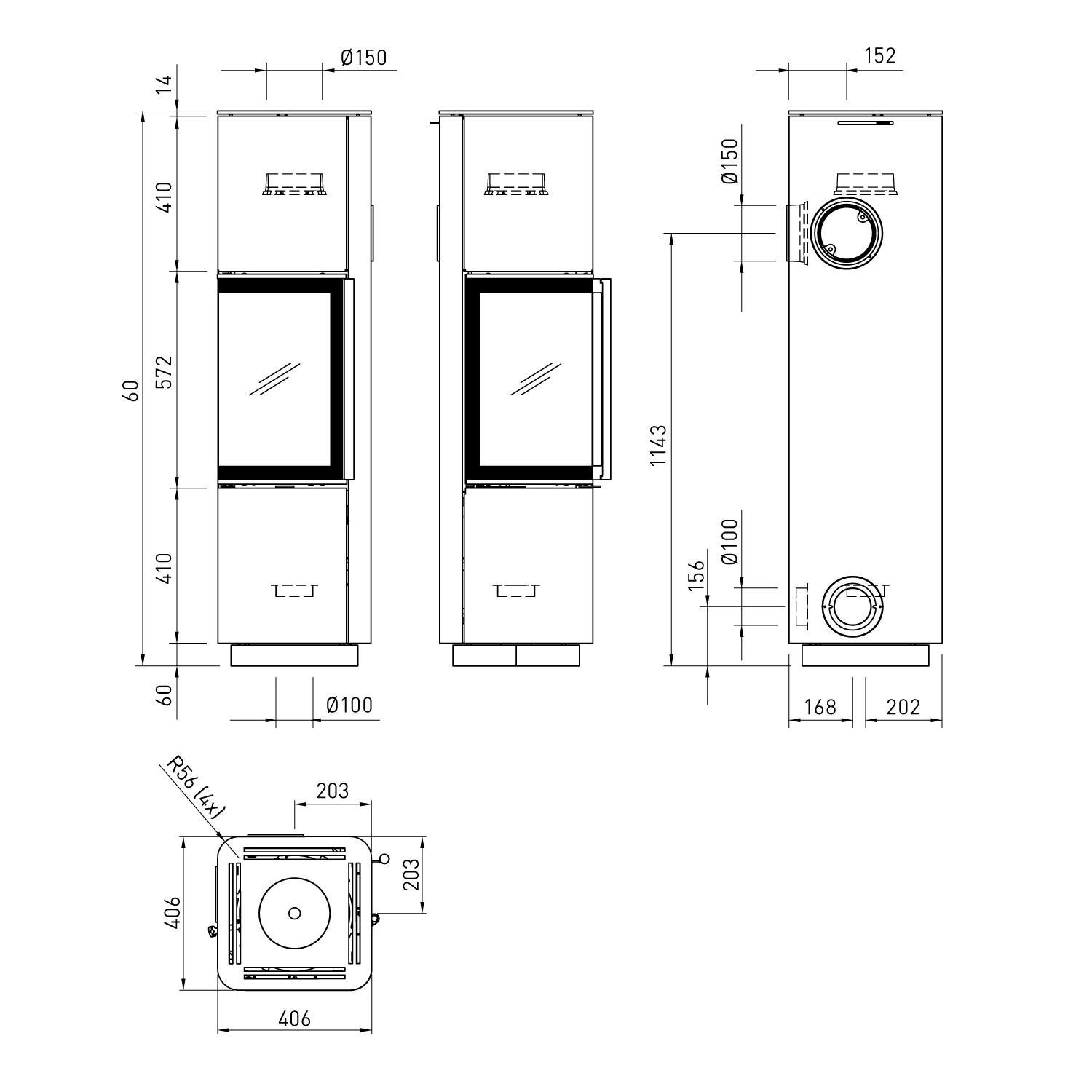 Spartherm Cubo L style Kaminofen Nero Spartherm Cubo L style Kaminofen Nero