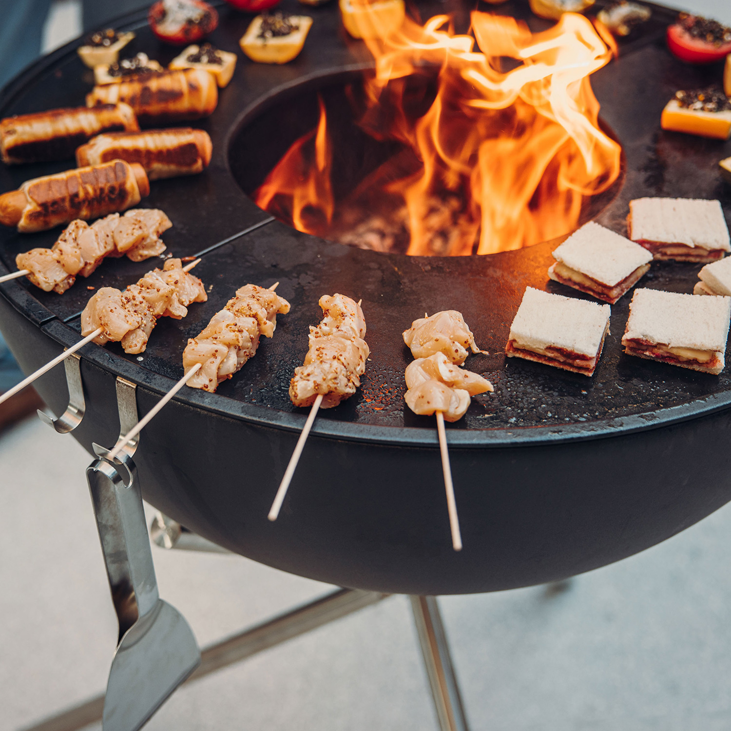 höfats BOWL 70 Plancha-Grillset Hoch