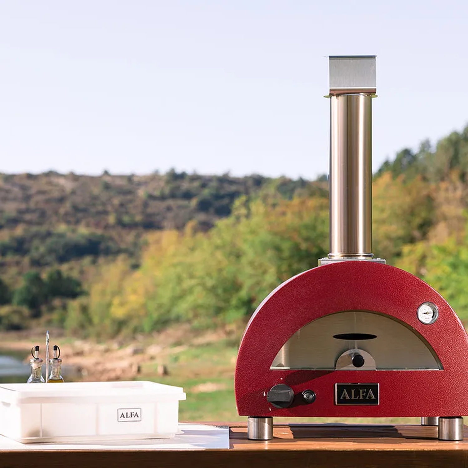 Alfa Moderno Portable Gas-Pizzaofen antikrot 50mbar