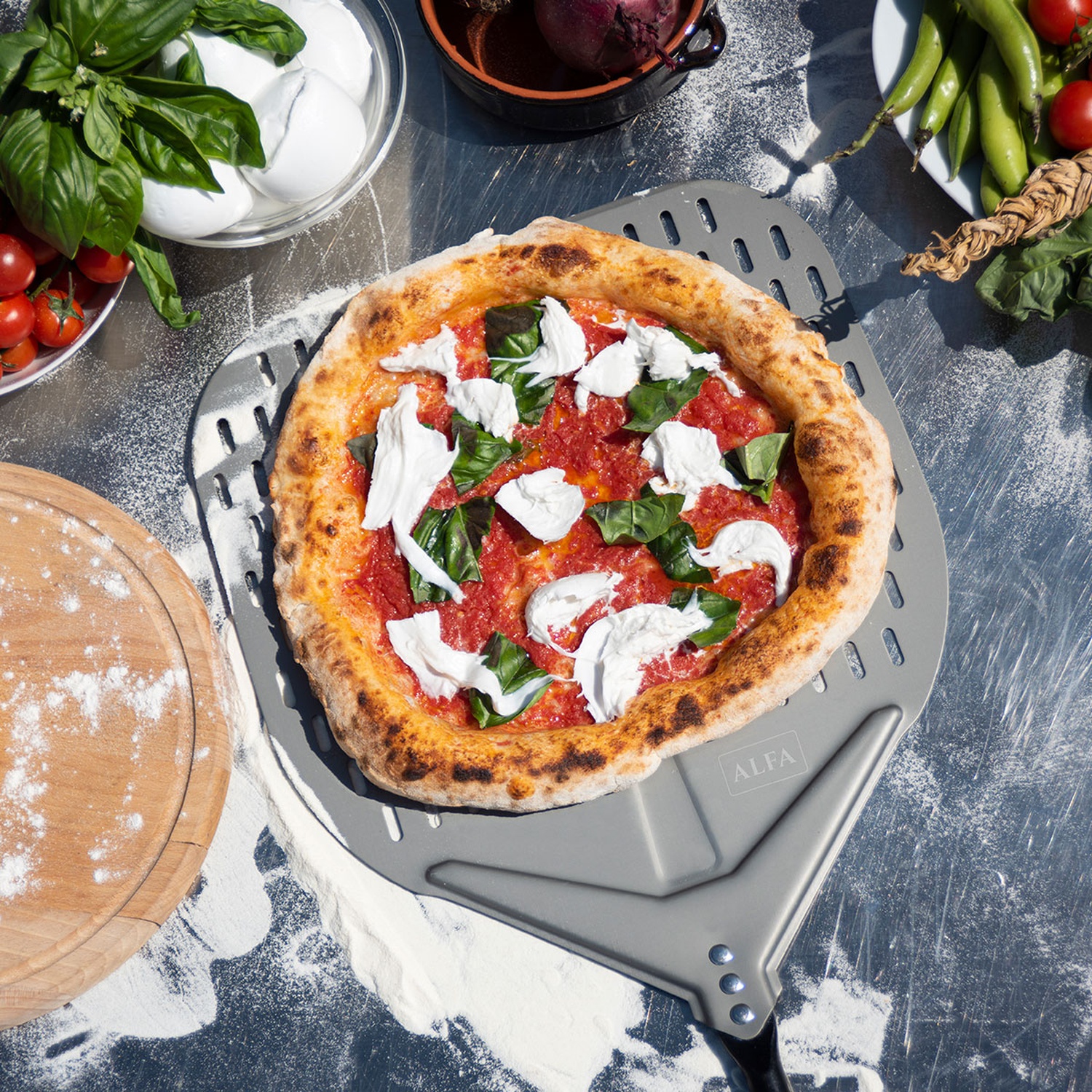 Alfa Pizza-Schaufel extragroß