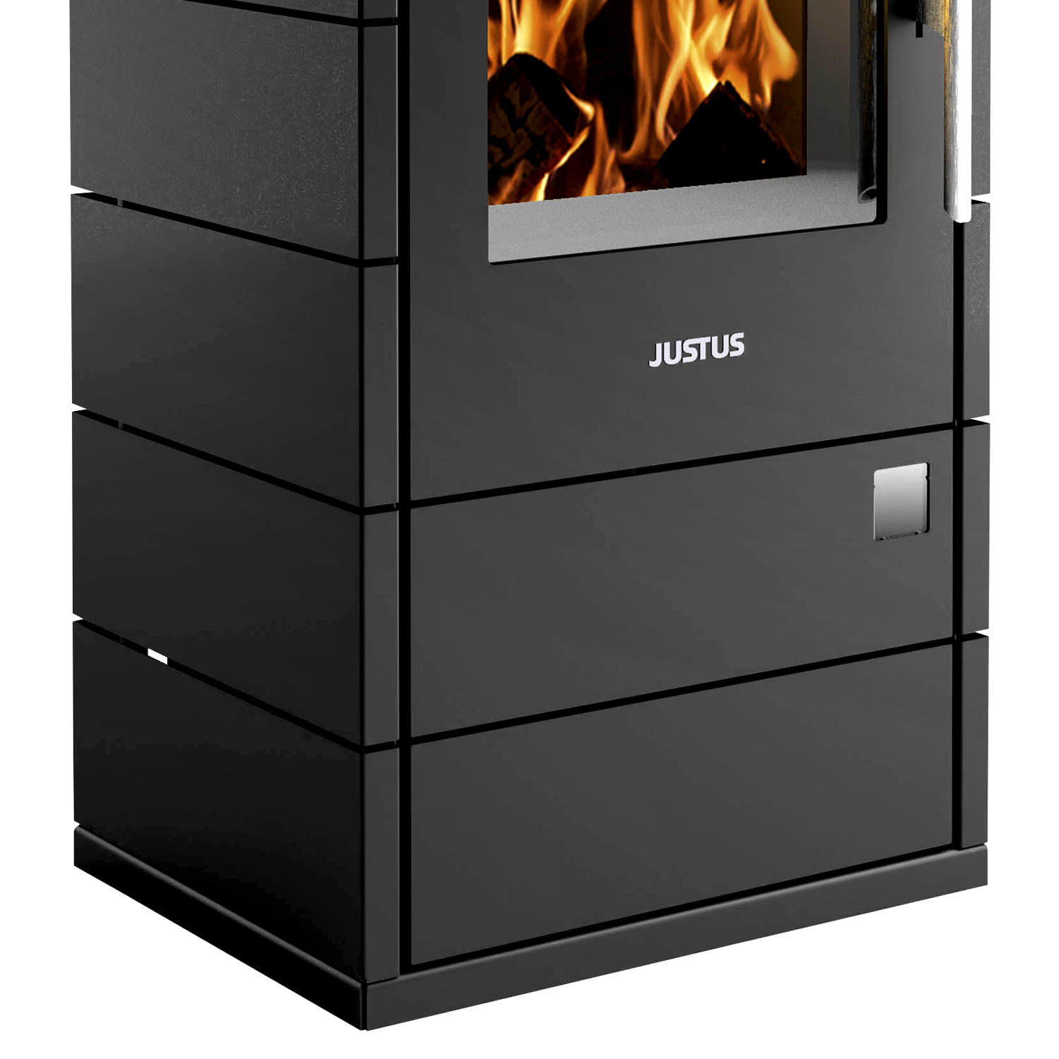Justus Tova Kaminofen Stahl Schwarz
