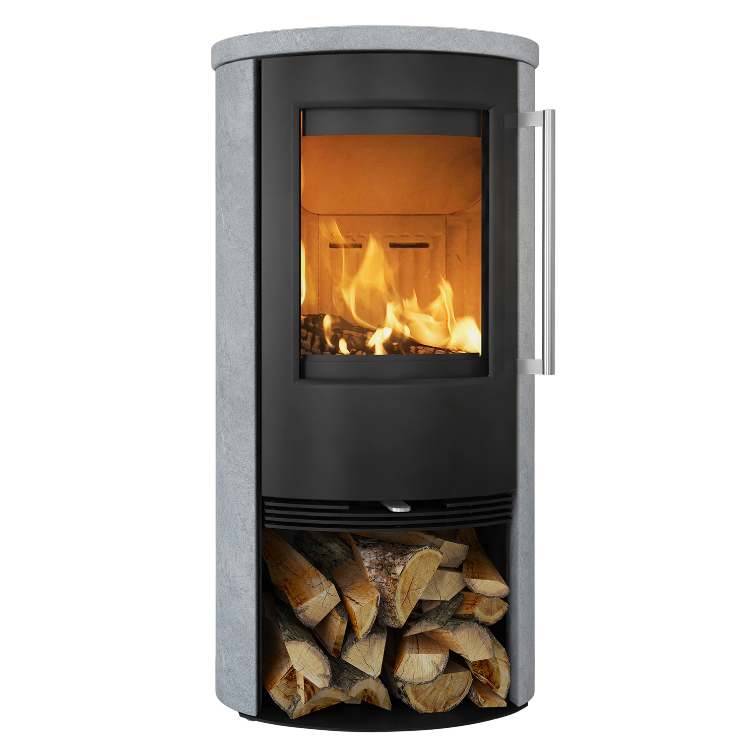 TermaTech TT21RS Black Kaminofen Stahl Schwarz / Speckstein Schwarz TermaTech TT21RS Black Kaminofen Stahl Schwarz / Speckstein Schwarz