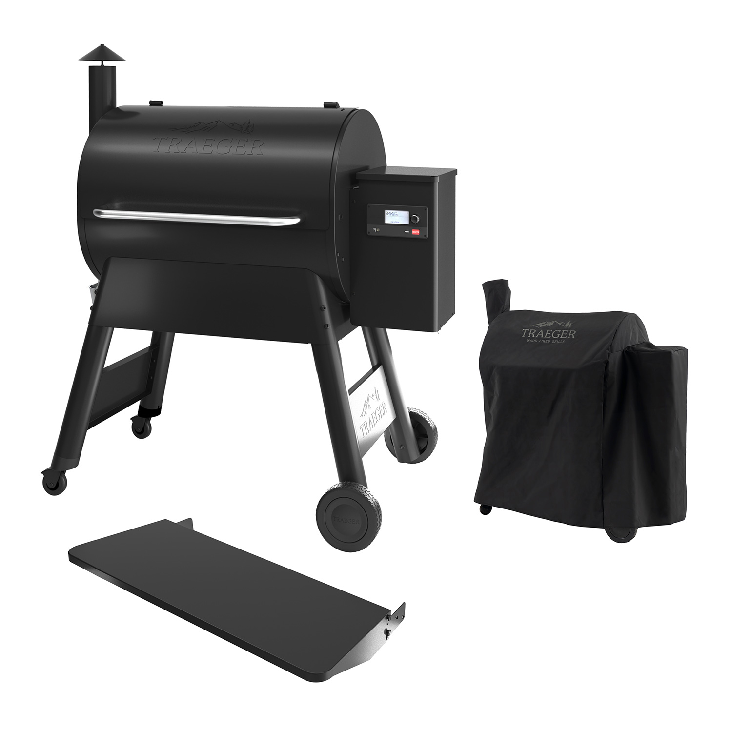 Traeger PRO D2 780 inkl. Abdeckhaube & Klappbare Frontablage Traeger PRO D2 780 inkl. Abdeckhaube & Klappbare Frontablage