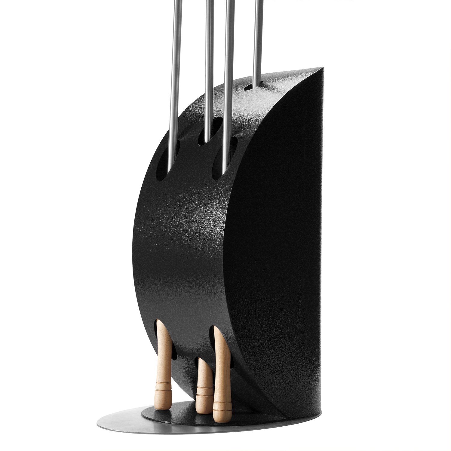 Alfa Schaufelständer Vela Silber-Schwarz Alfa Schaufelständer Vela Silber-Schwarz
