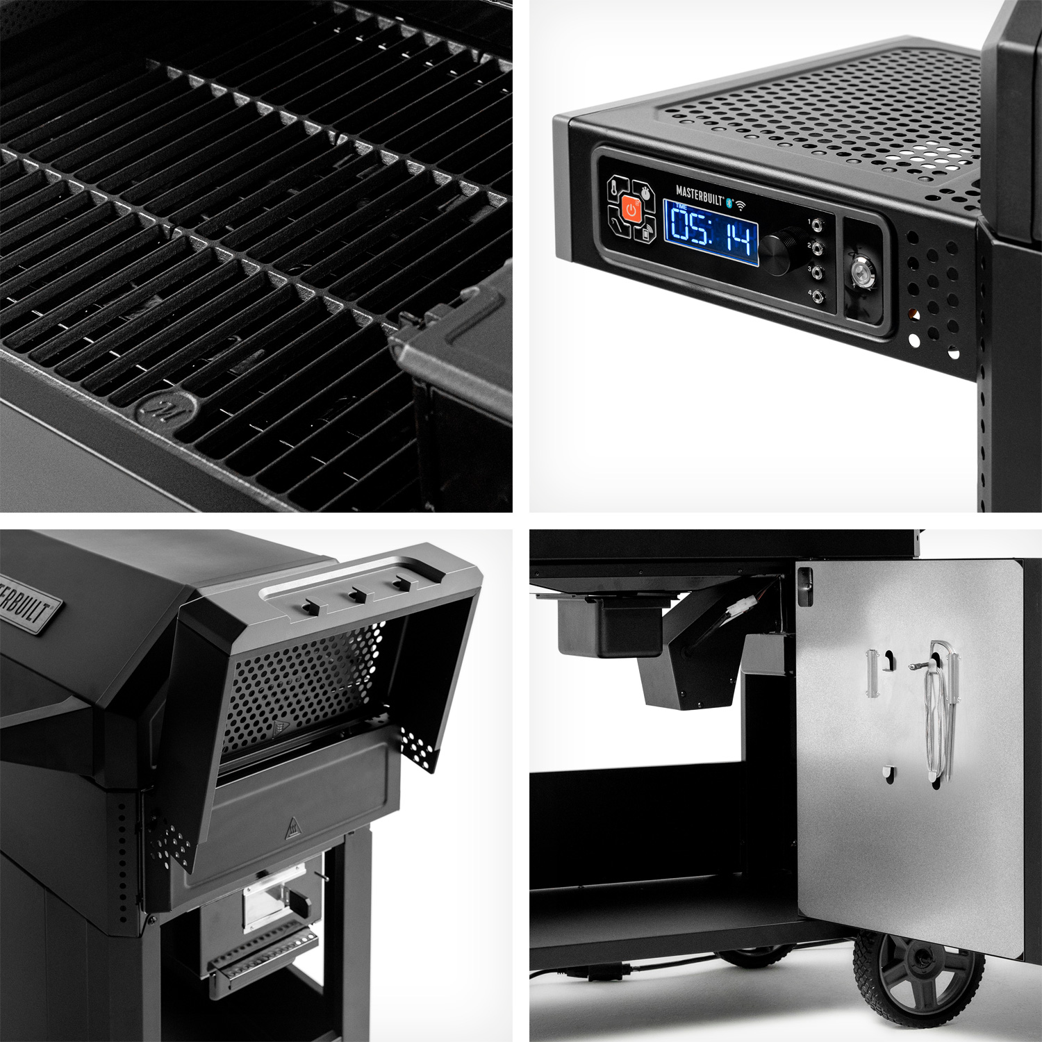 Masterbuilt AutoIgnite Series 545 Digitaler Smoker und Holzkohlegrill