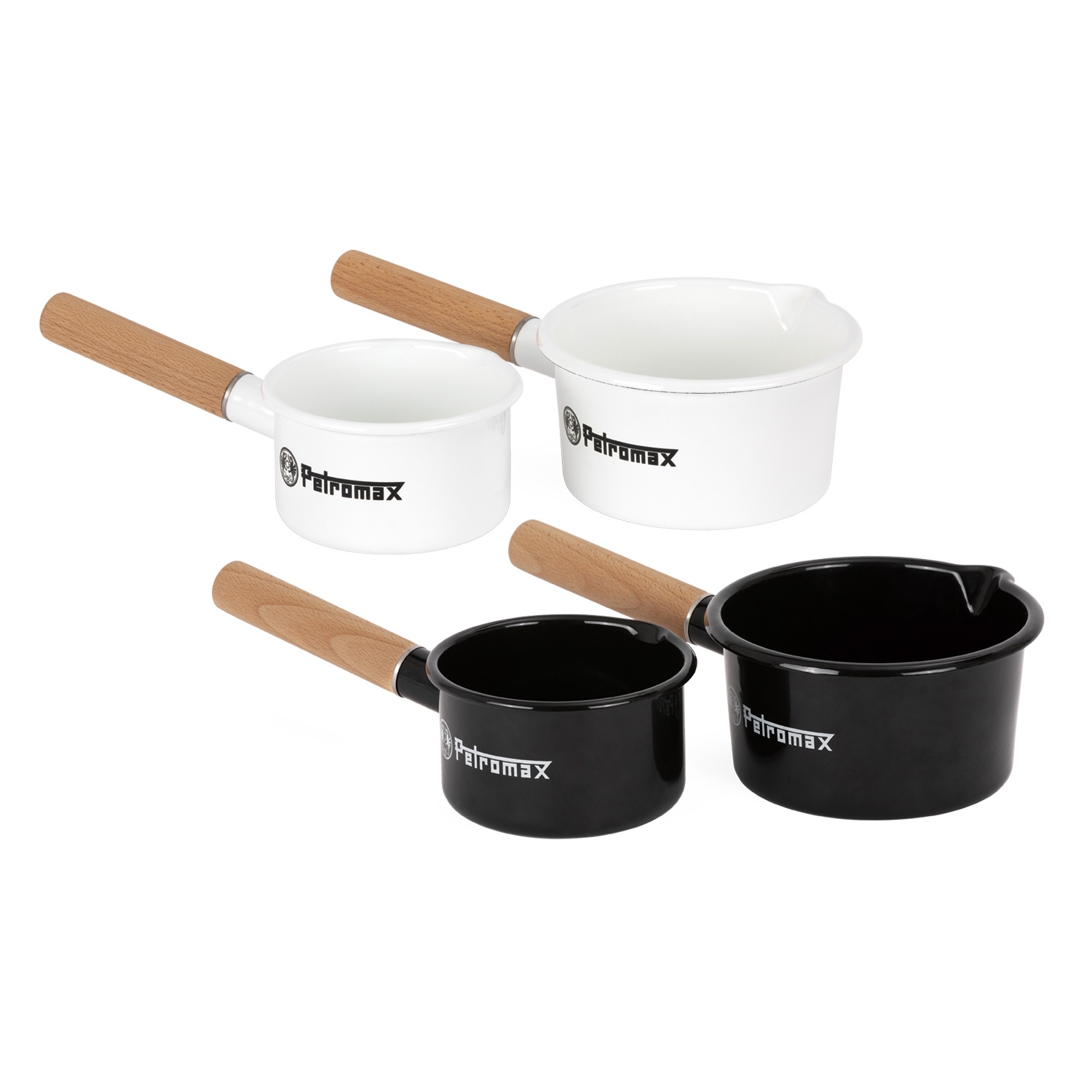 Petromax Emaille-Stieltopf Weiß 1 Liter Petromax Emaille-Stieltopf Weiß 1 Liter