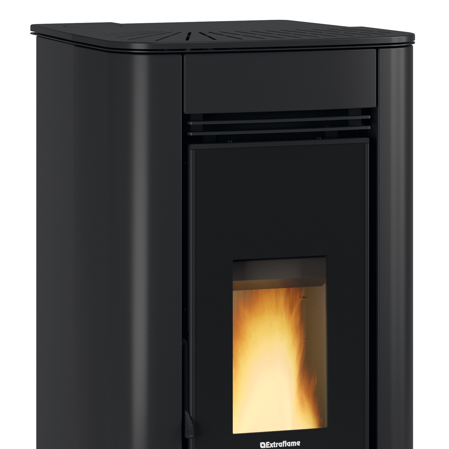Extraflame Evolution Line Ilary Pelletofen Stahl Schwarz Extraflame Evolution Line Ilary Pelletofen Stahl Schwarz