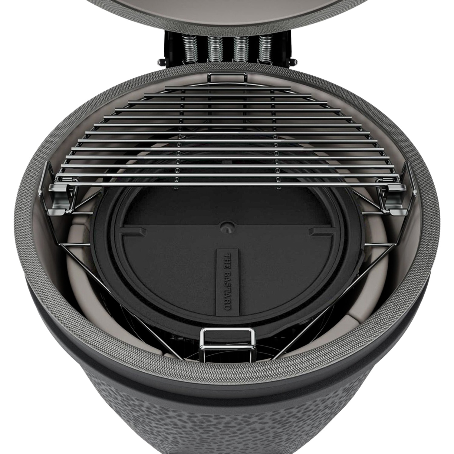 The Bastard  Pro Large Solo Keramikgrill Graphite