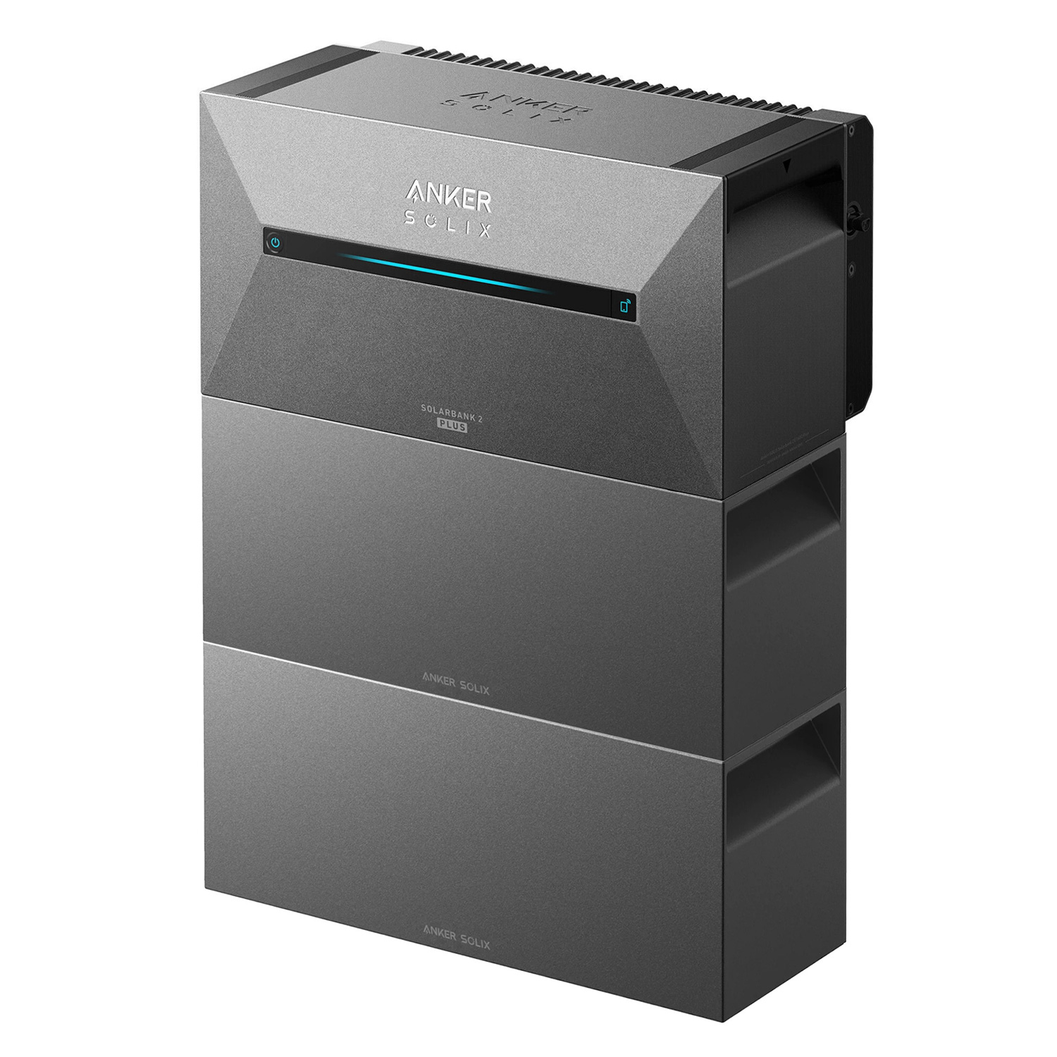 Anker SOLIX Solarbank 2 E1600 PRO Balkon-Stromspeichersystem + 2x BP1600 Erweiterungsakku