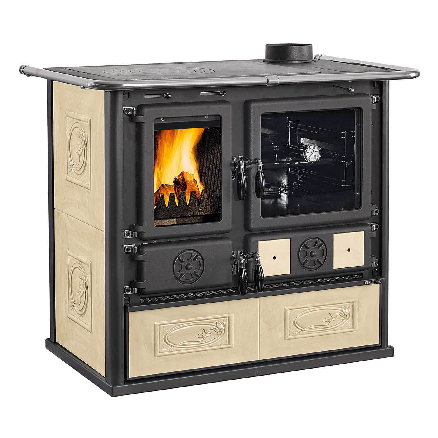 La Nordica Rosa 16 Küchenofen Ceramica Liberty Panna