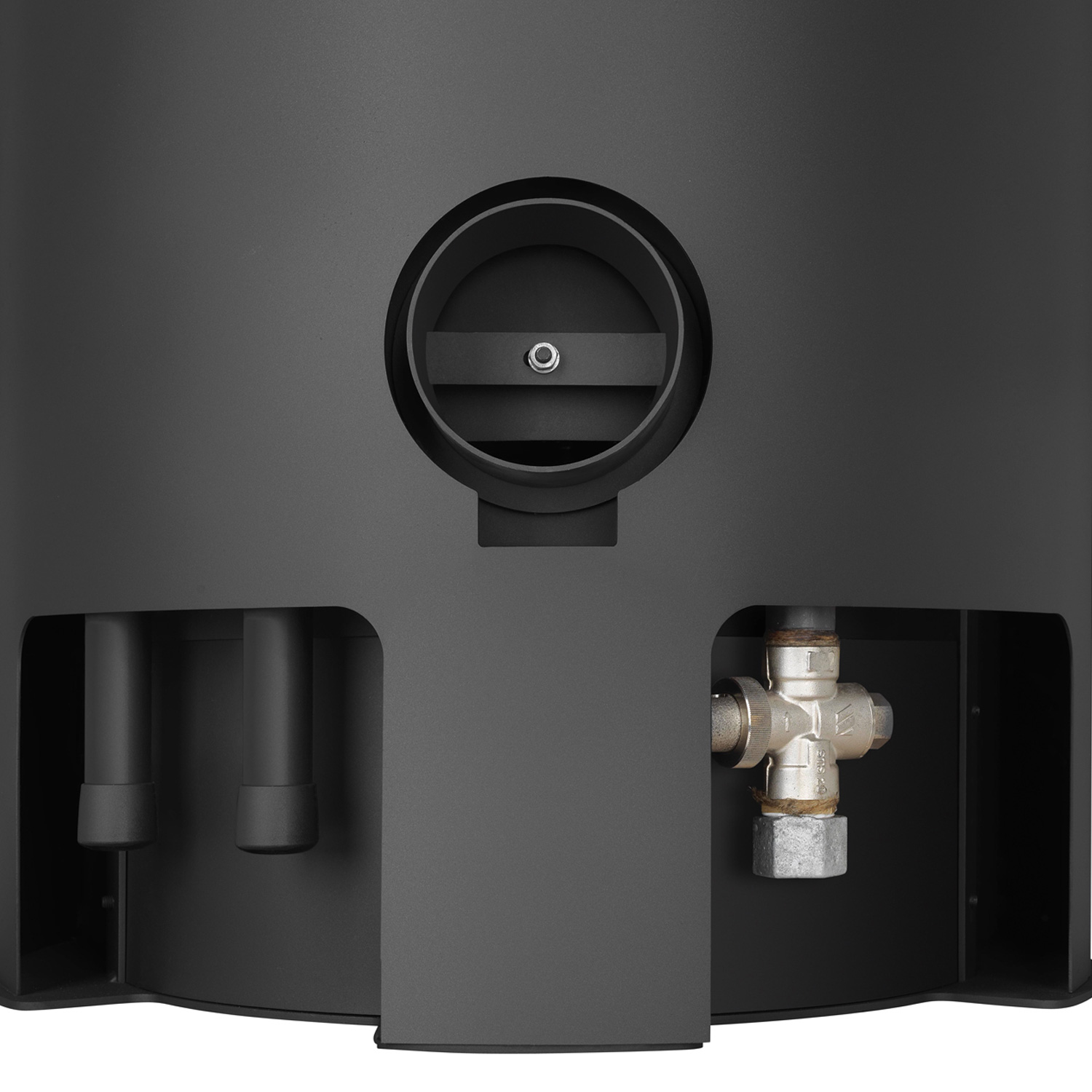 Justus Island Aqua II Wasserführender Kaminofen Stahl Schwarz / Speckstein Justus Island Aqua II Wasserführender Kaminofen Stahl Schwarz / Speckstein