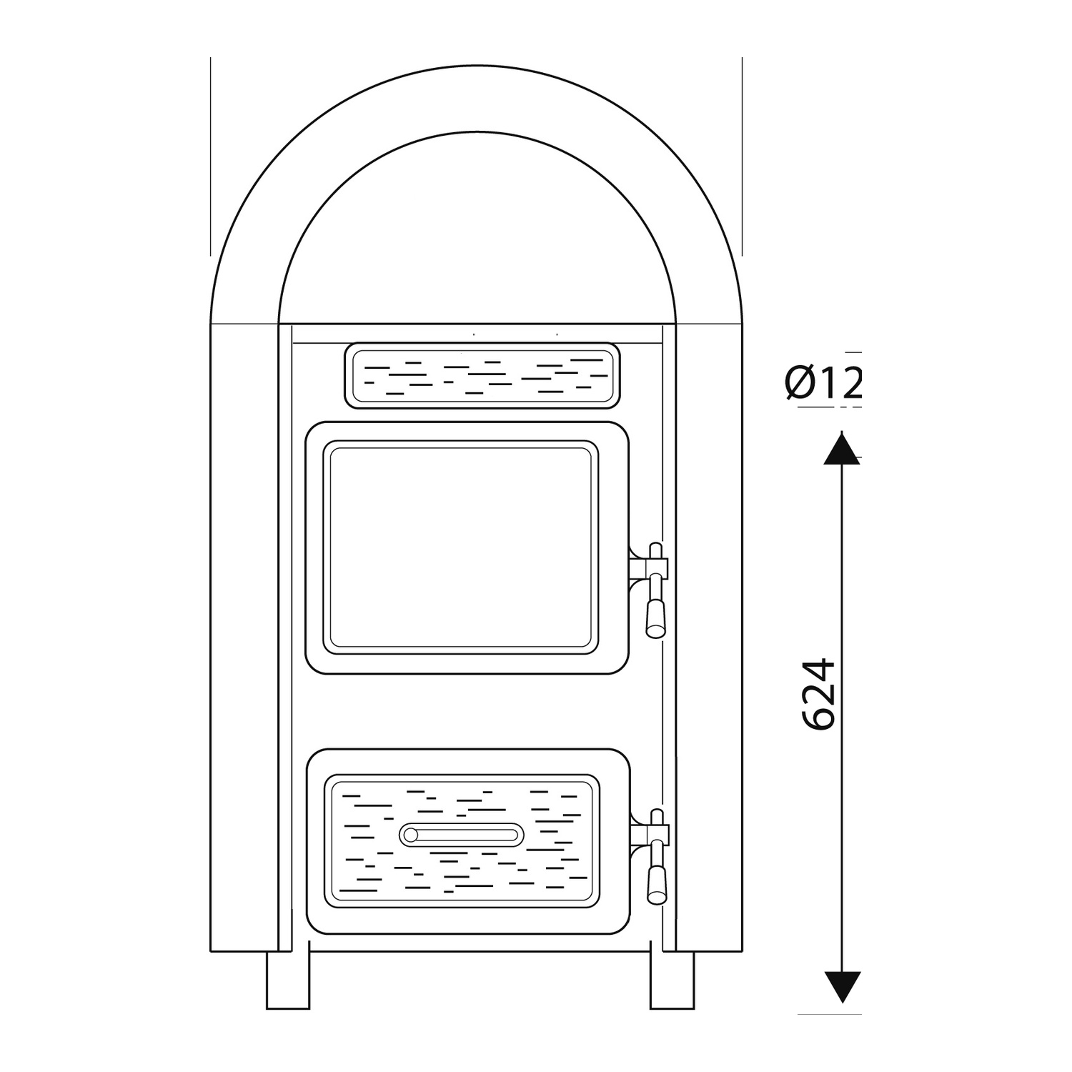 Wamsler Dauerbrandofen Kamino 109-6 A