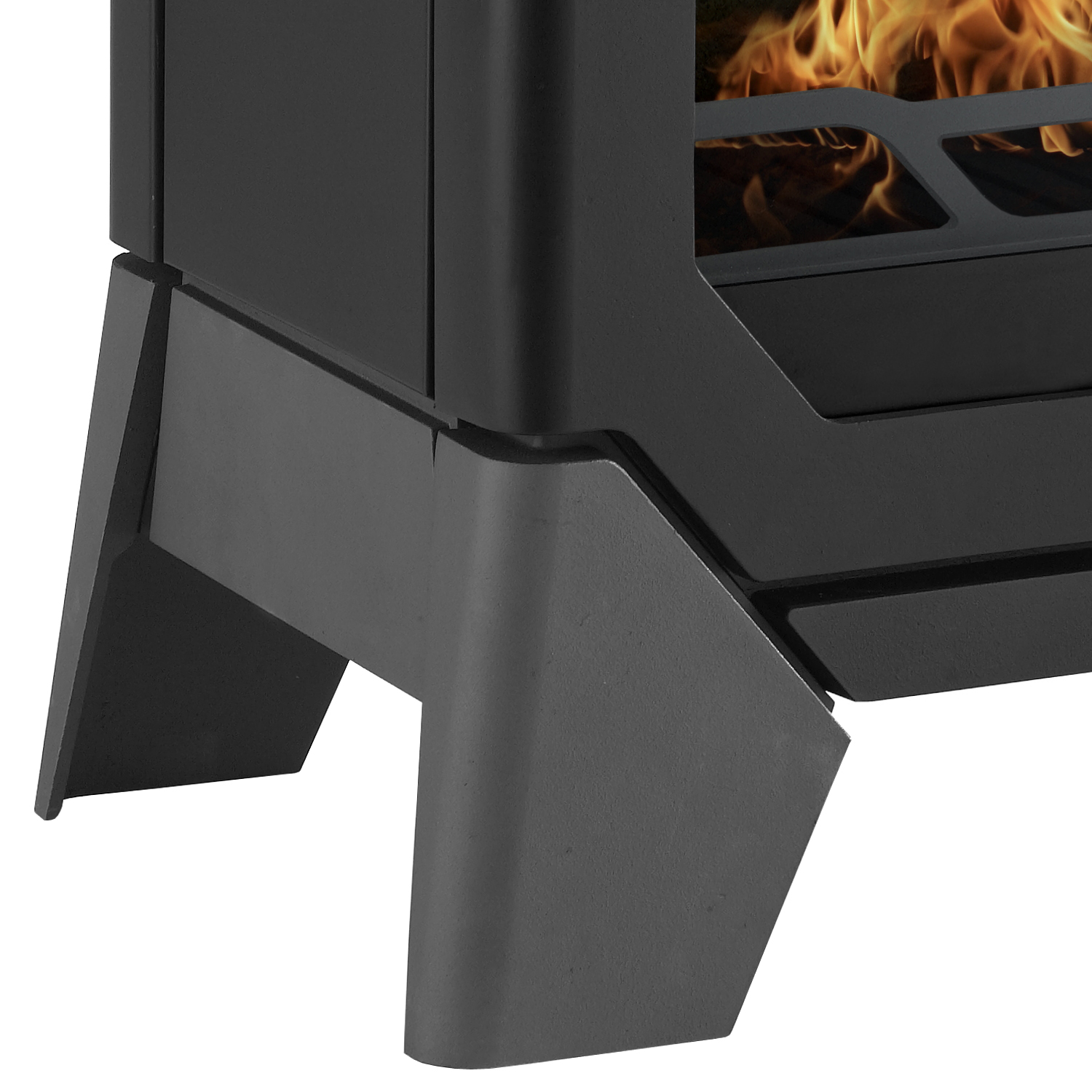 Wamsler W-Box Kaminofen Stahl Schwarz / Grau Wamsler W-Box Kaminofen Stahl Schwarz / Grau