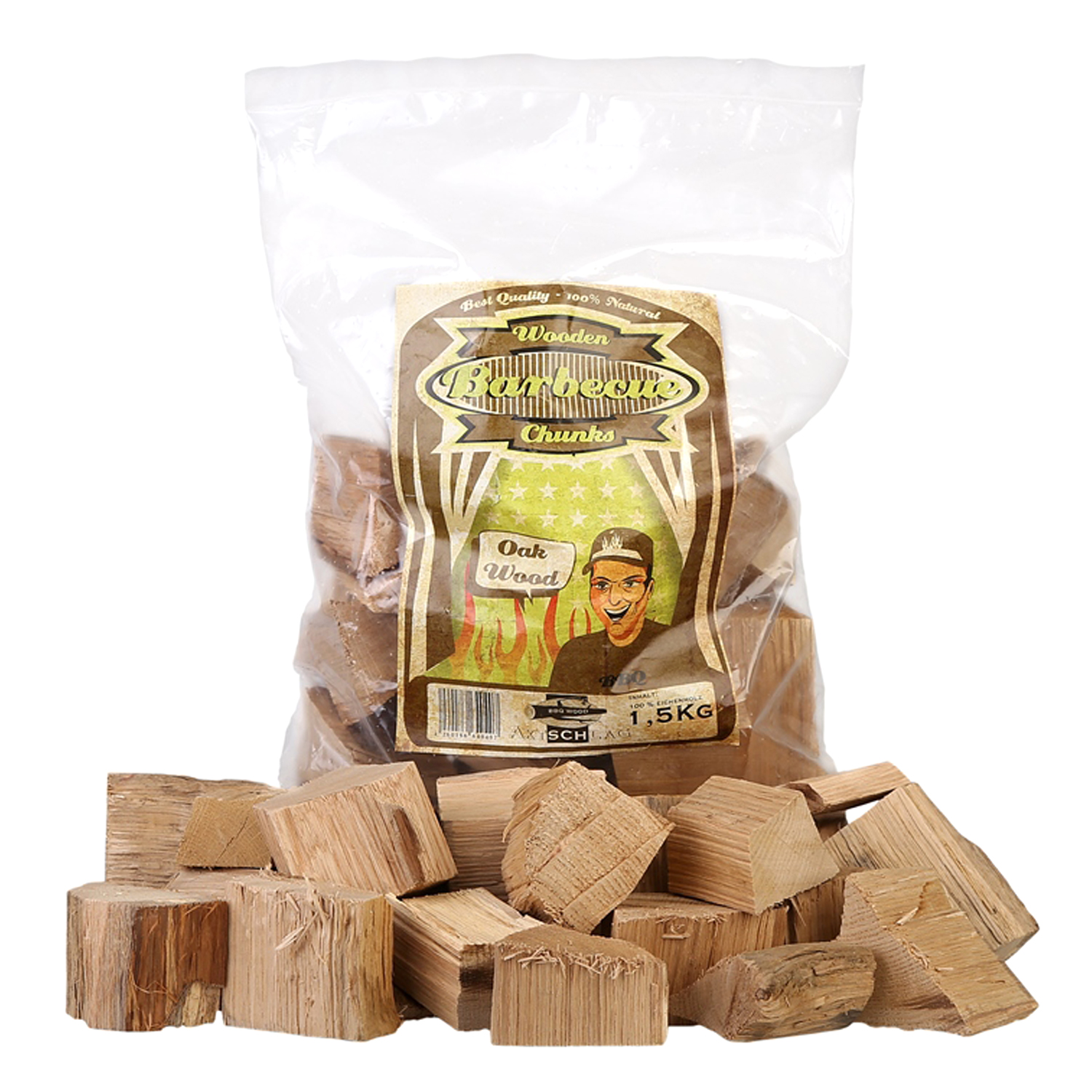 Axtschlag Wood Chunks Eiche