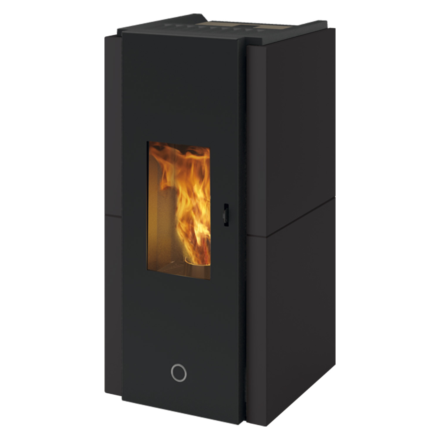 EK63 Zone 80 Evo Pelletofen Stahl Mattschwarz