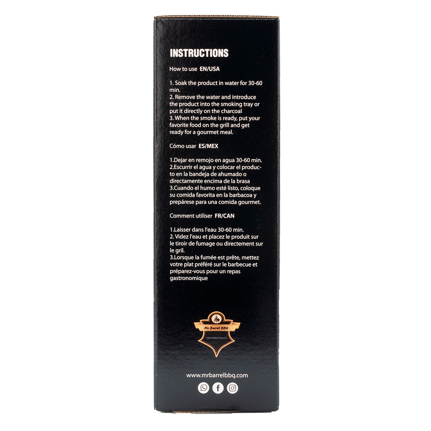 Mr. Barrel BBQ Chunks L Sweet White Wine, 1,35 kg