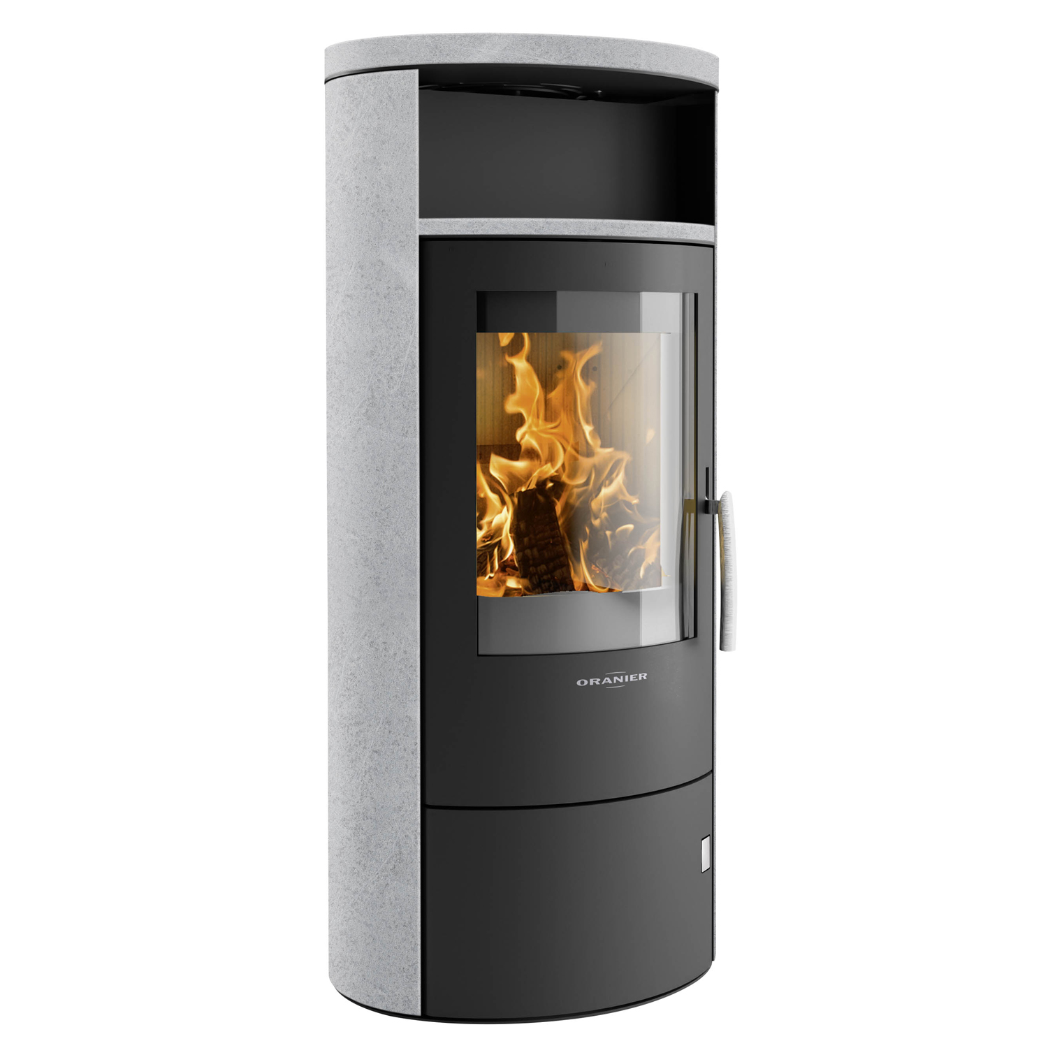 Oranier Polar 7 2.0 Kaminofen Stahl Schwarz / Speckstein